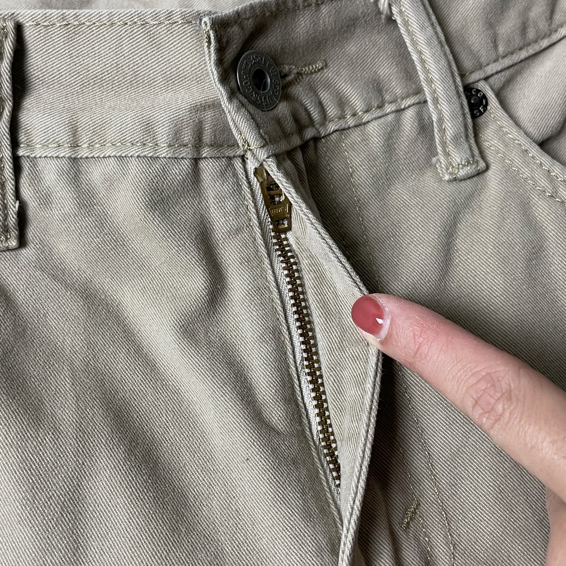 LEVI'S 리바이스510 빈티지 베이지 코튼 팬츠 상품이미지3