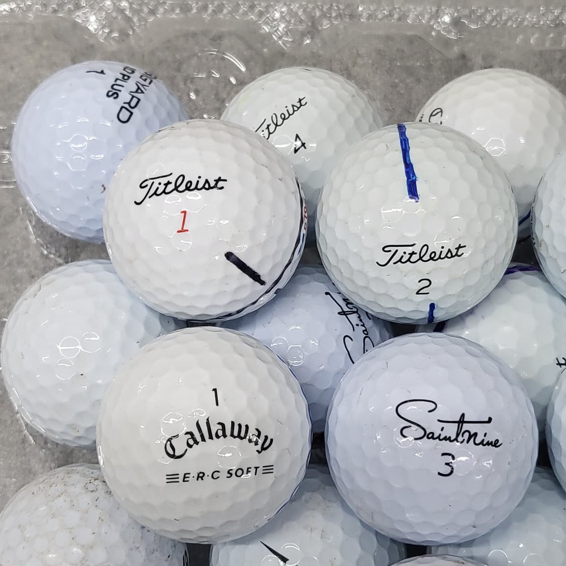여러 브랜드의 흰색골프공 로스볼 30개 일괄 상품이미지4