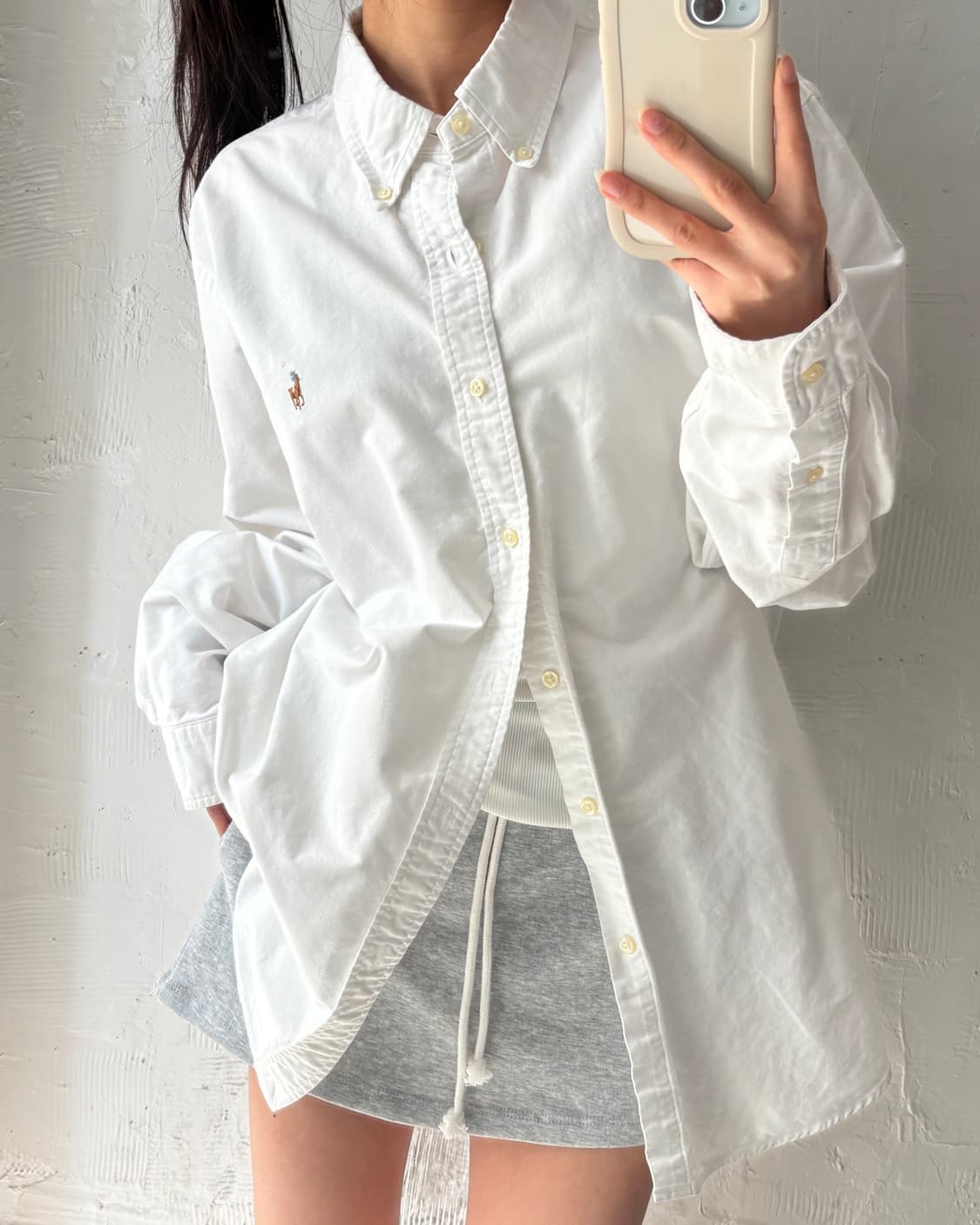 Polo 폴로 랄프로렌 신형 화이트컬러 옥스포드 셔츠 상품이미지1