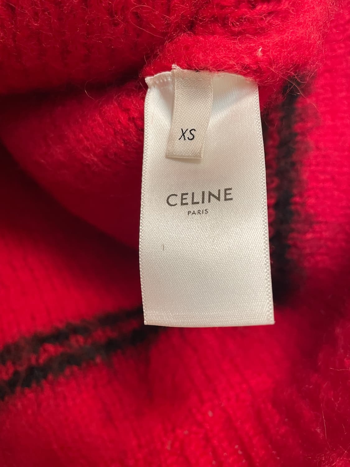 [Xs] celine 셀린 페퍼아일 자가드 울 니트 스웨터 상품이미지3