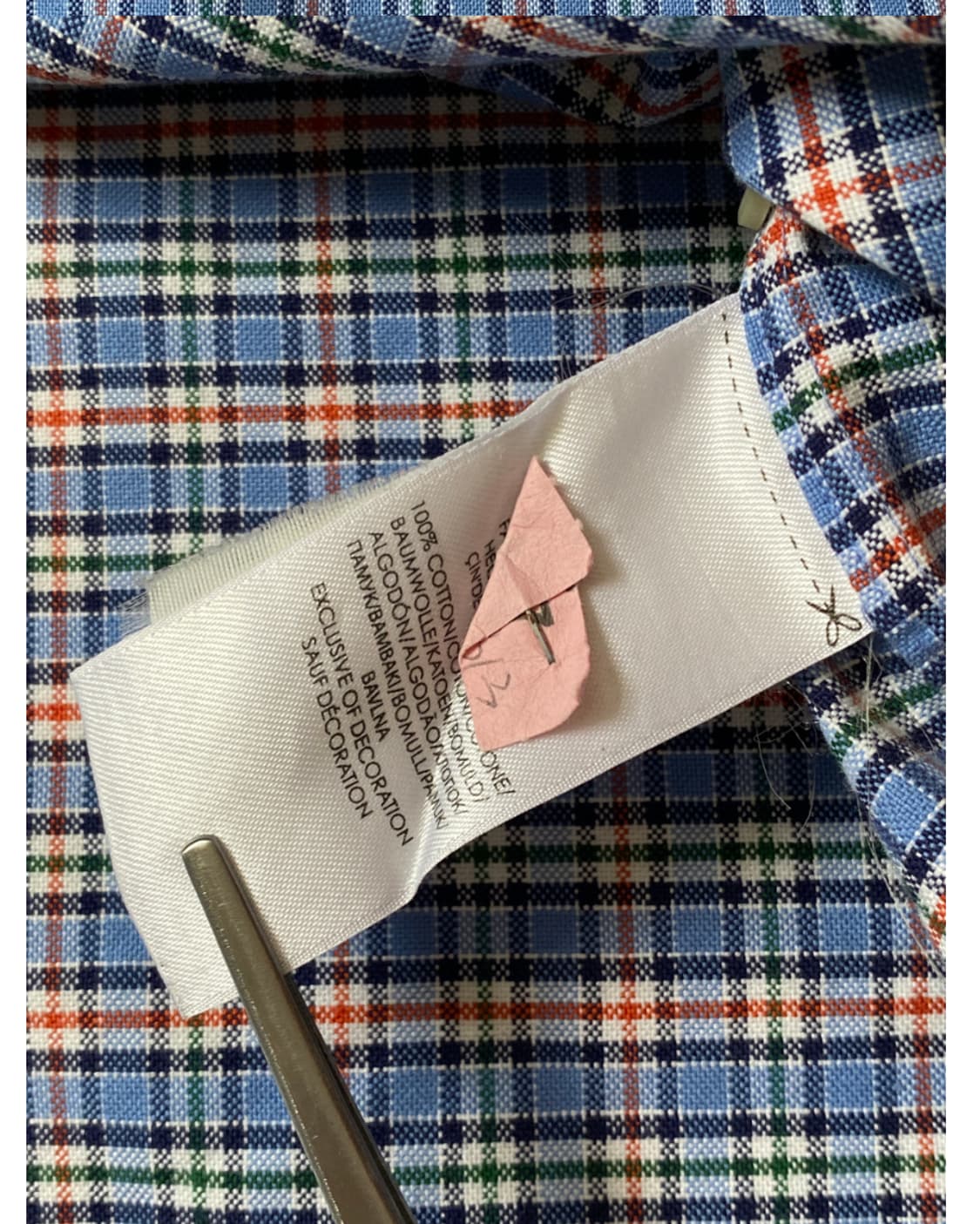 폴로 랄프로렌 체크 셔츠 (Man XL) AB0833 상품이미지10