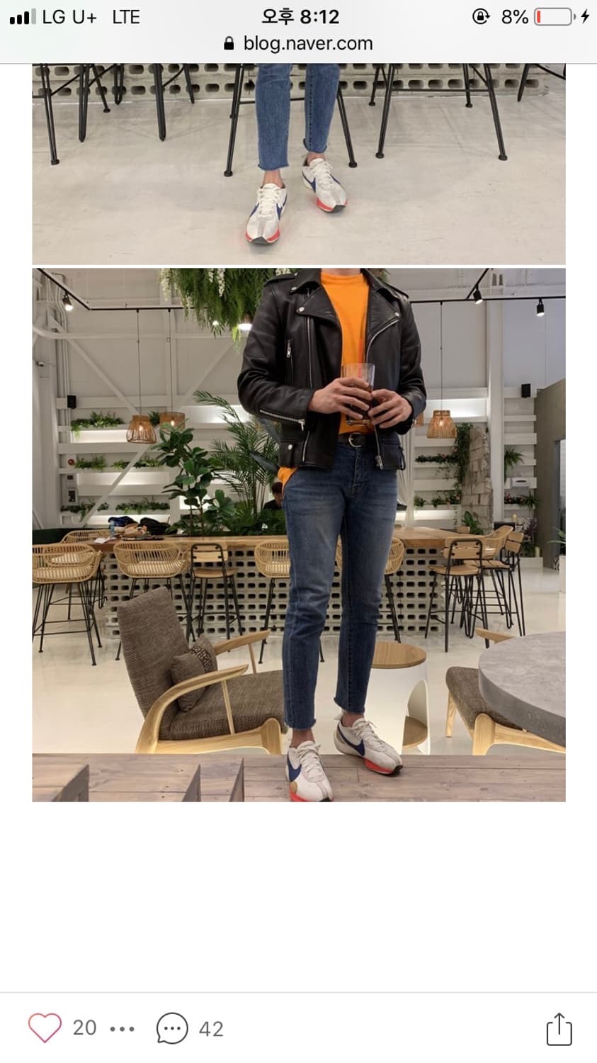 컬러즈 뉴욕 COLORZ 블랙 레더 라이더 자켓 M 사이즈 상품이미지5