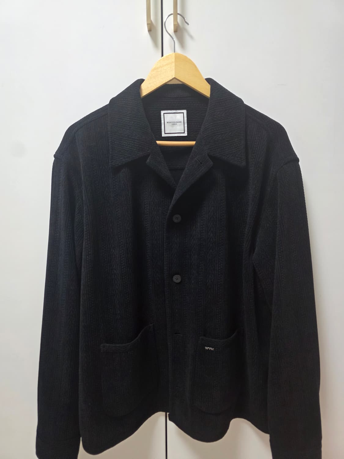 우영미 25FW 크로셰 셔츠 [50] 상품이미지1