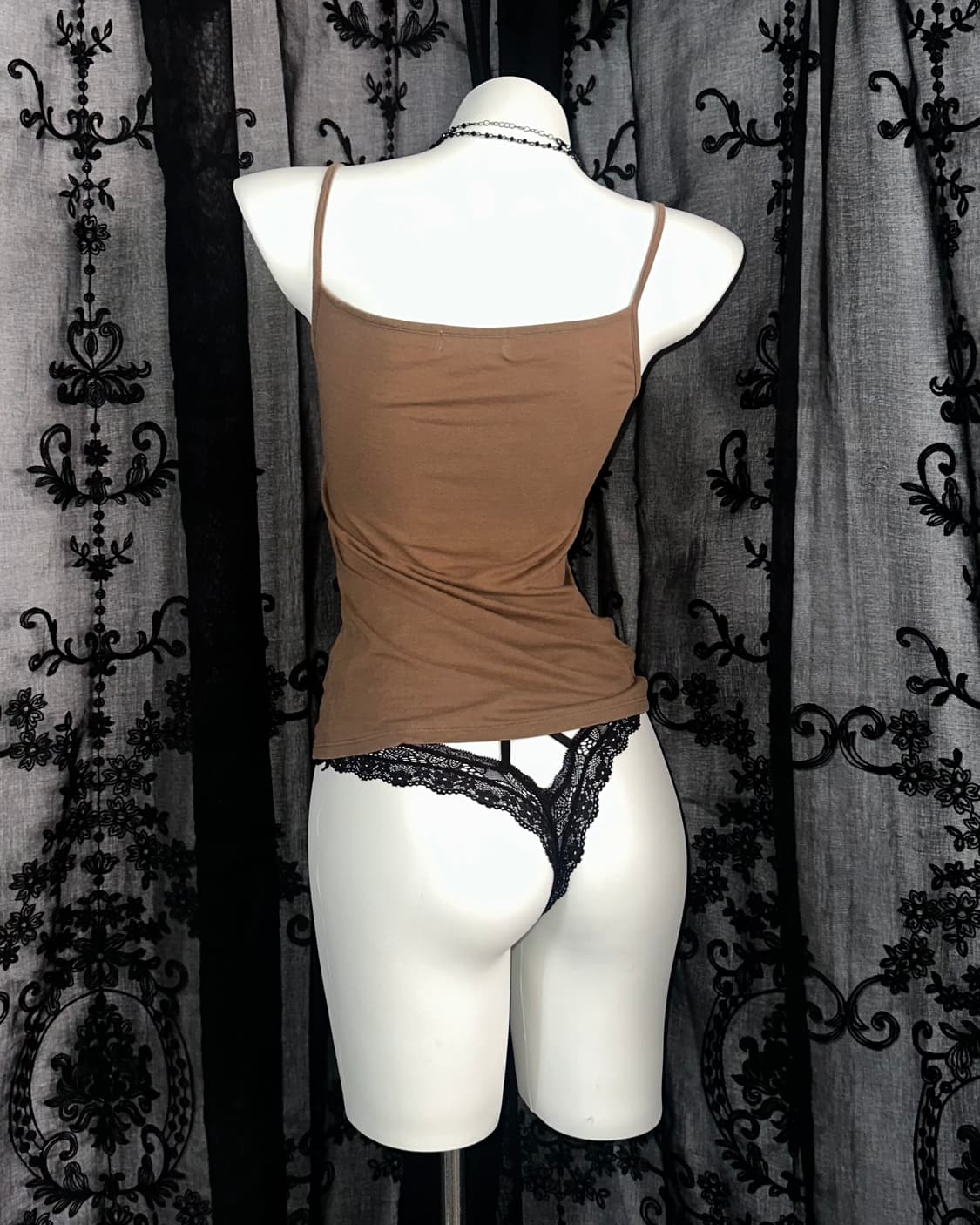 brown lace slip 상품이미지3