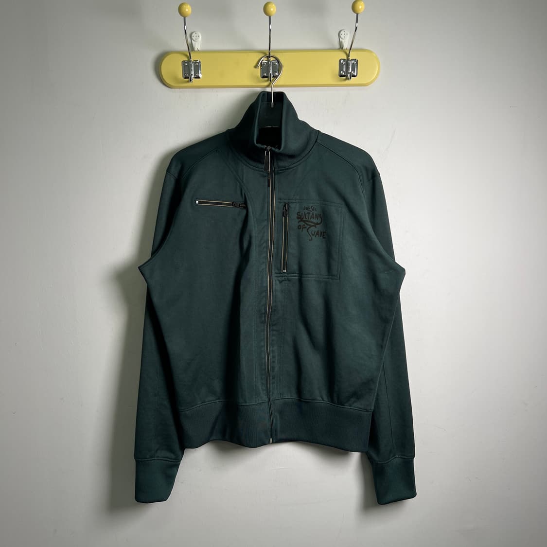 00's 디젤 딥그린 트랙 자켓 XL 상품이미지2