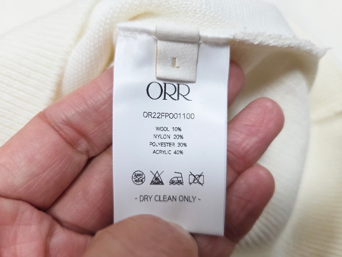 오르(ORR) 볼륨 슬리브 풀오버 탑 66-77 새상품 상품이미지6