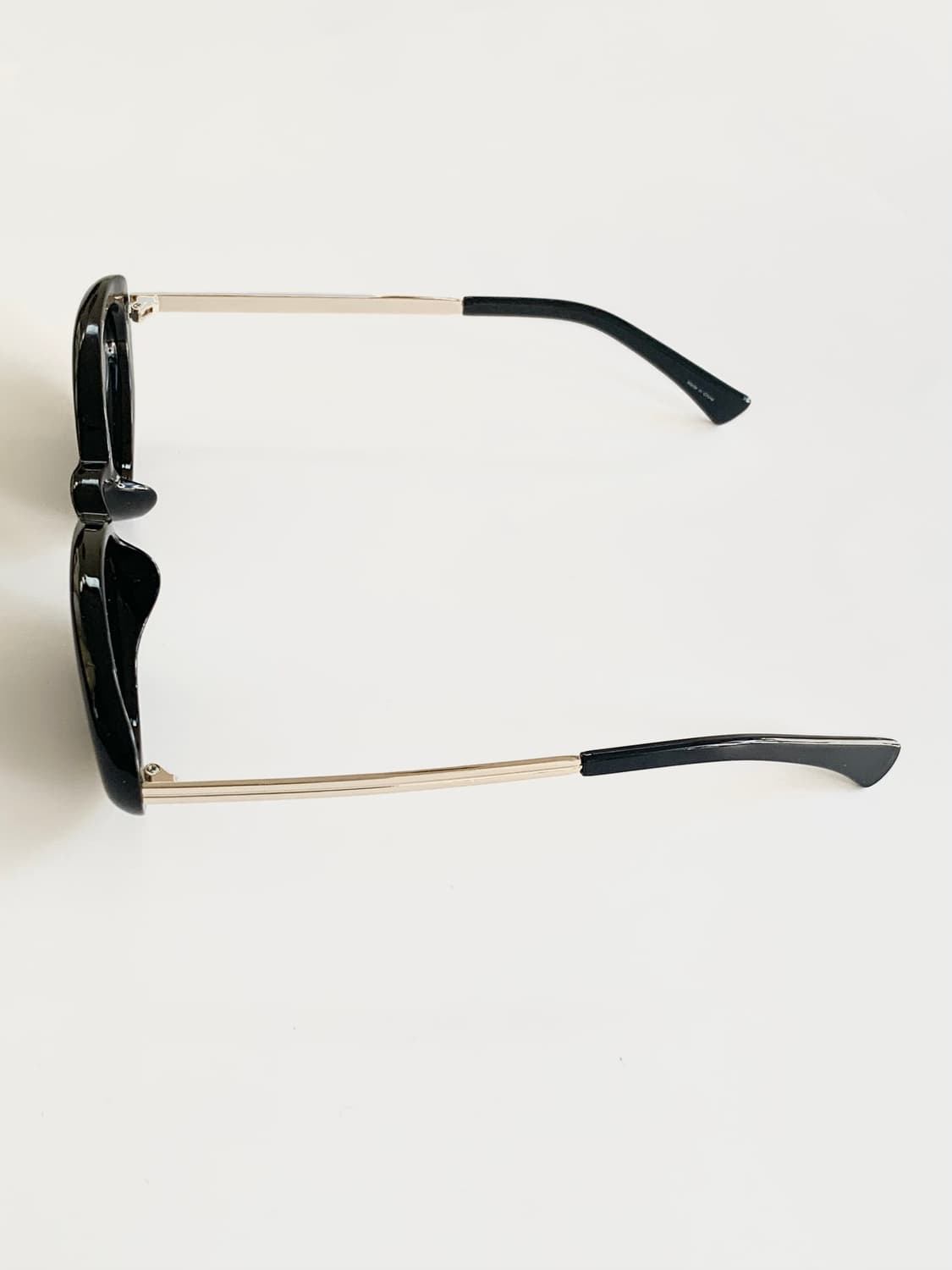 레트로 긱시크 오벌 블랙Y2K 선글라스 332 상품이미지3