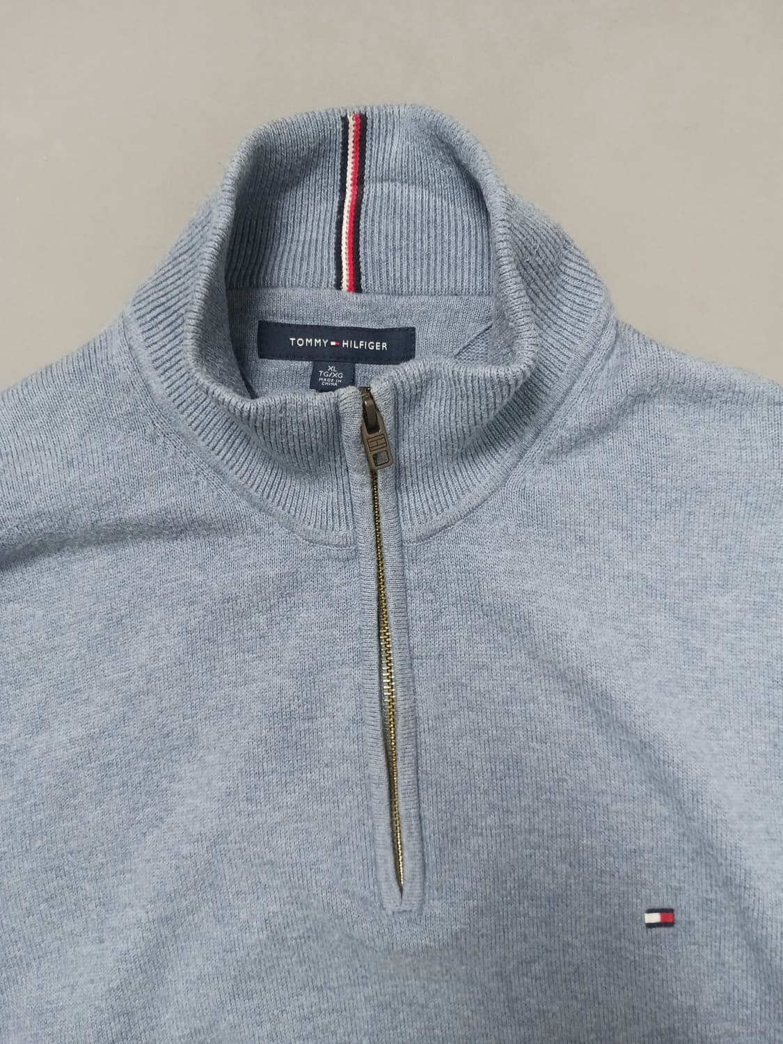 [XL] 타미힐피거 하프집업 니트 스웨터 상품이미지2