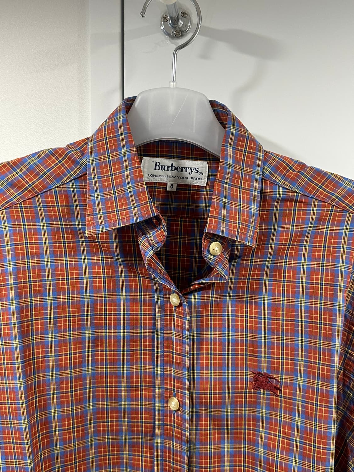 정품 버버리 체크 셔츠 (사이즈 8) 상품이미지1