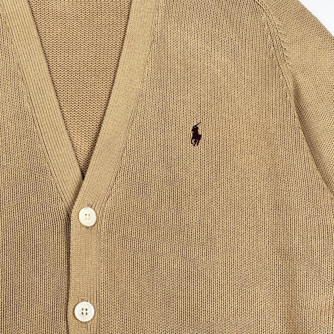 폴로 랄프로렌 포니 베이지 니트 가디건 (실측 L) 상품이미지3