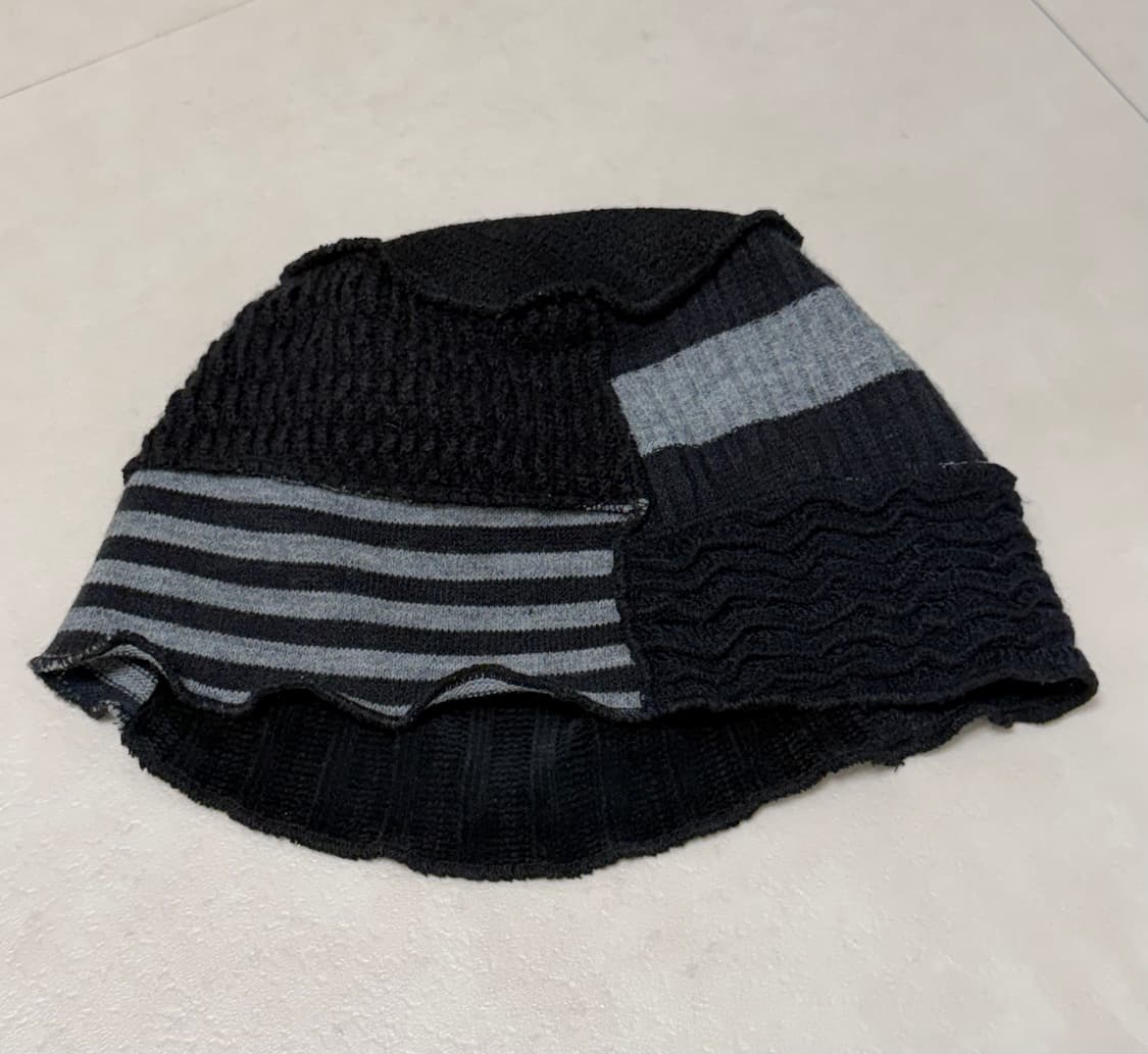 어썸니즈 패치워크 햇_블랙비니 상품이미지2