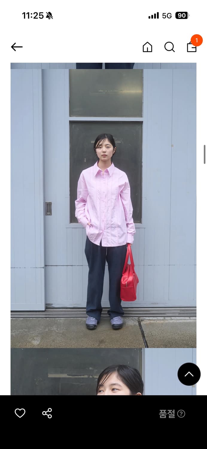 페스토 레이스 셔츠 캔디 상품이미지2
