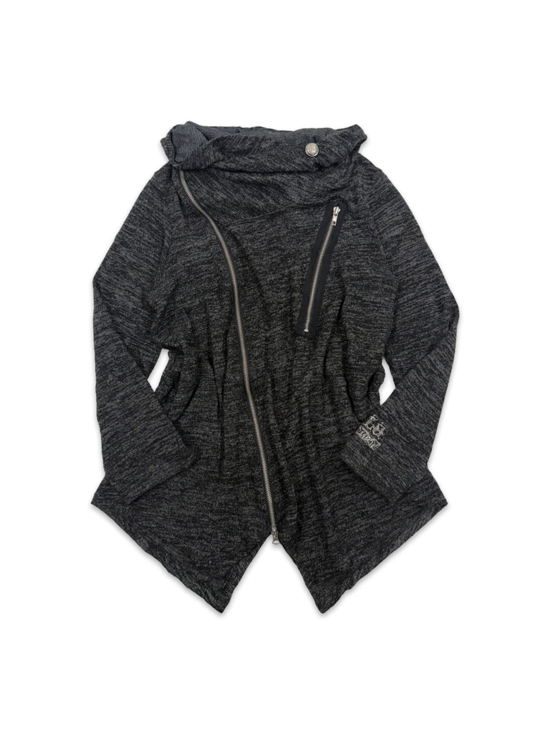 빈티지 ALGONQUINS 지퍼 라인 포인트 펑크 후드집업 상품이미지1