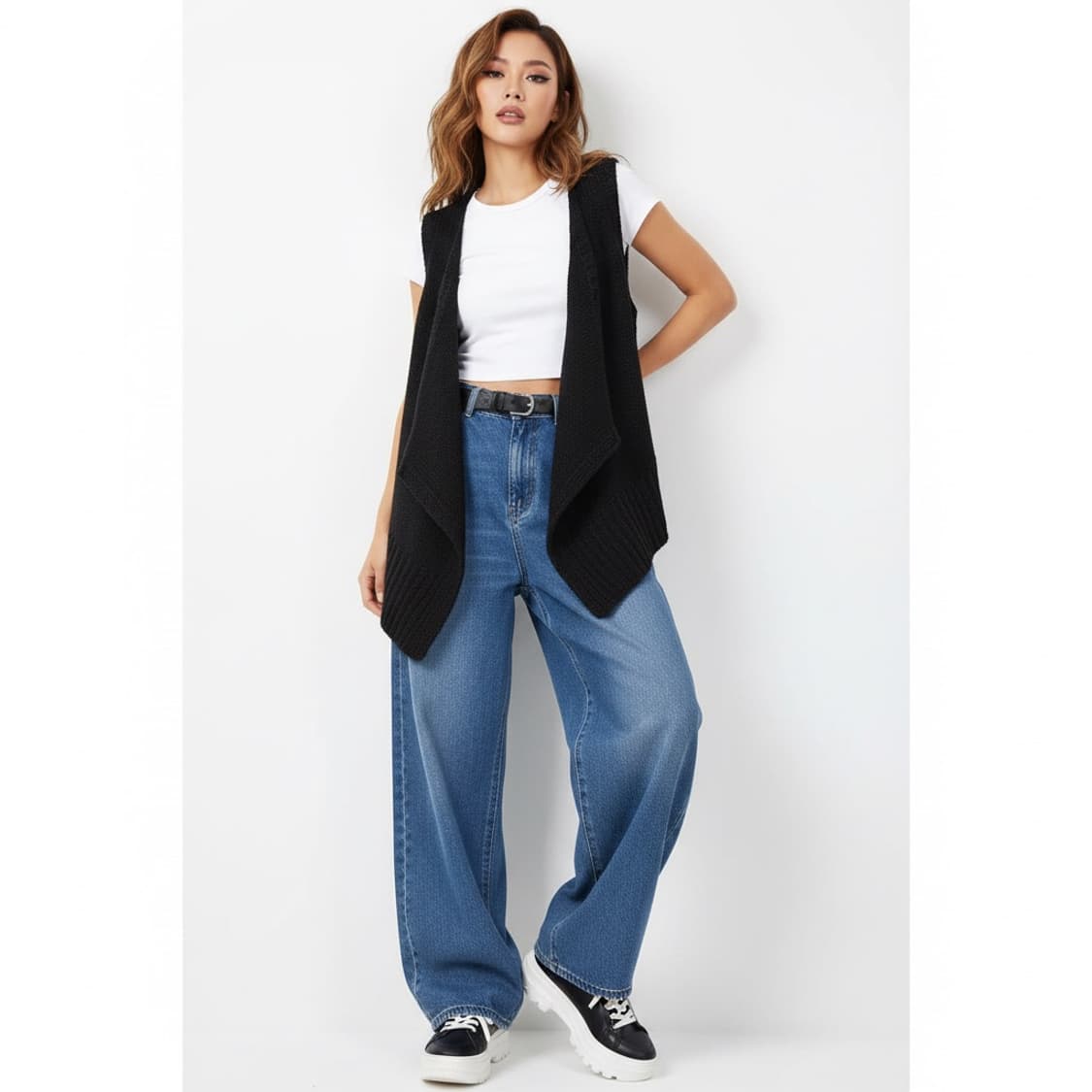 띠어리 니트 조끼 S 상품이미지1