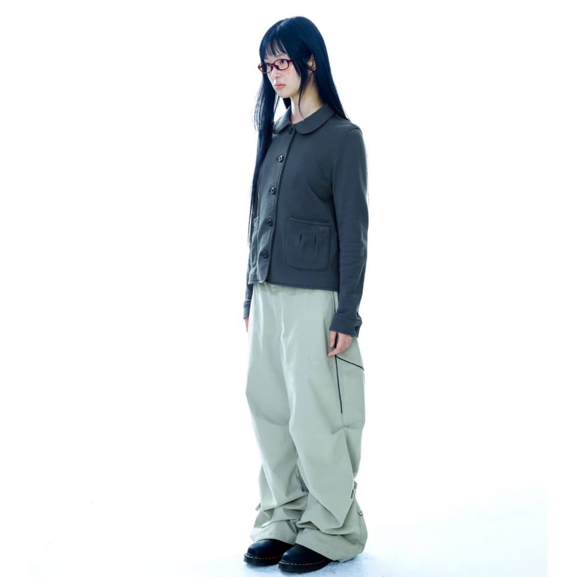 [2] 코이세이오 소프트 스트랩 라인 팬츠 베이지 상품이미지5