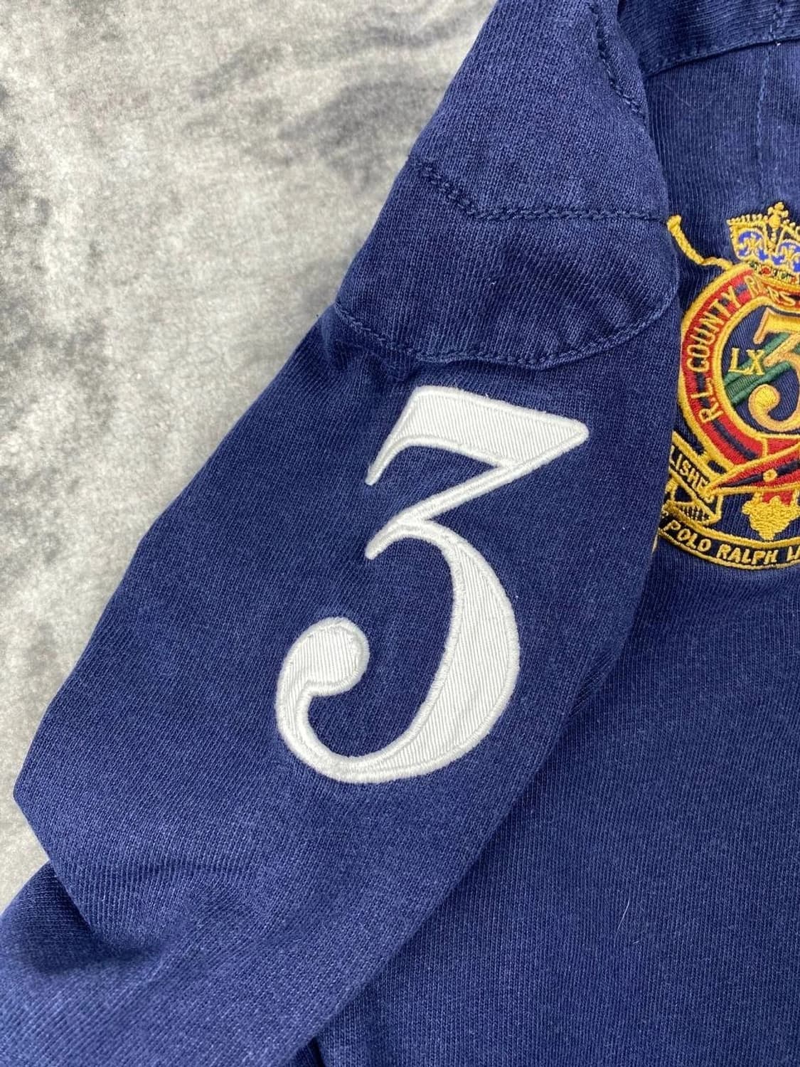 폴로 랄프로렌 빅포니 크레스트 자수 긴팔 럭비 셔츠 상품이미지7