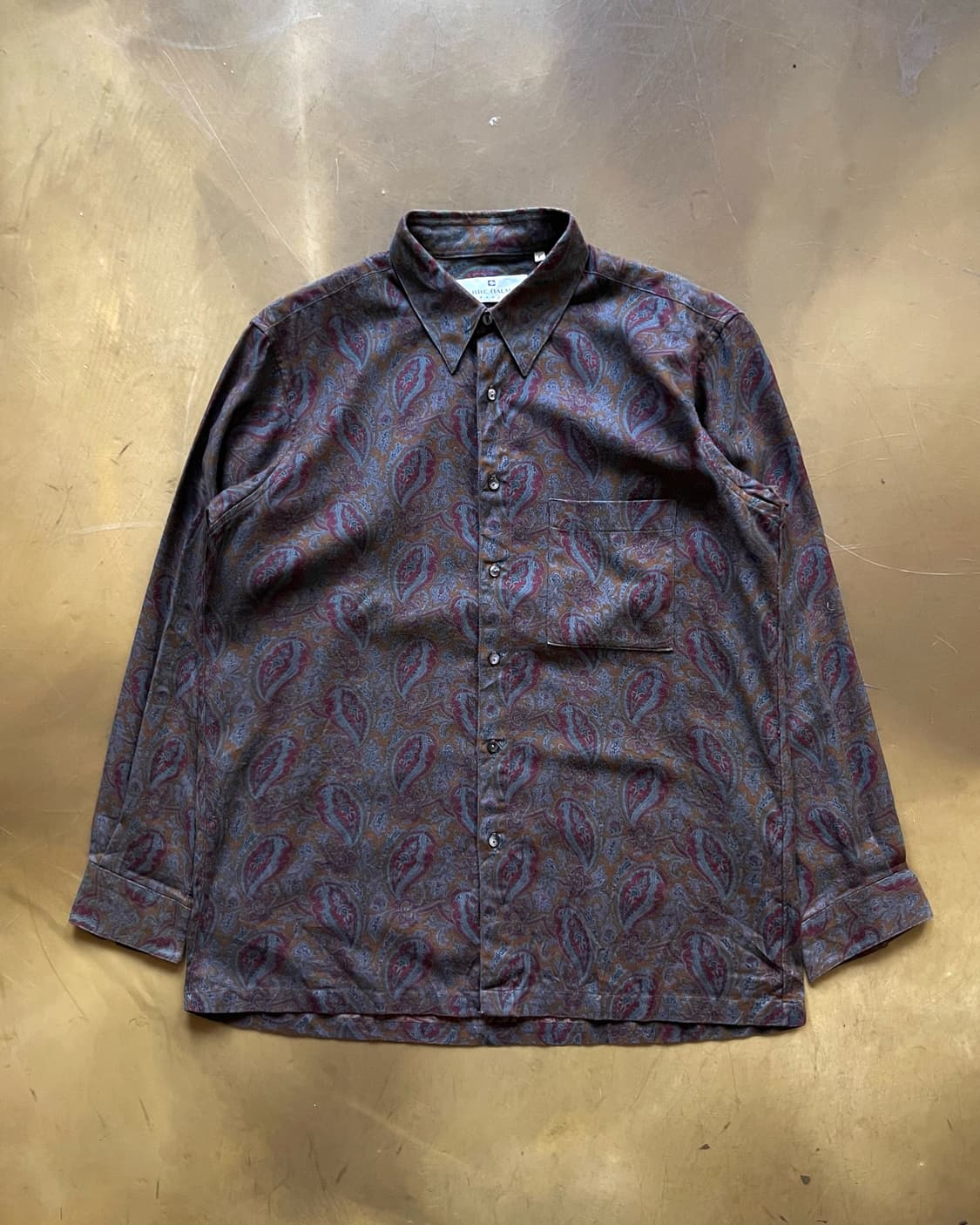 90-00s Pierre Balmain Old Paisley Shirt 상품이미지4