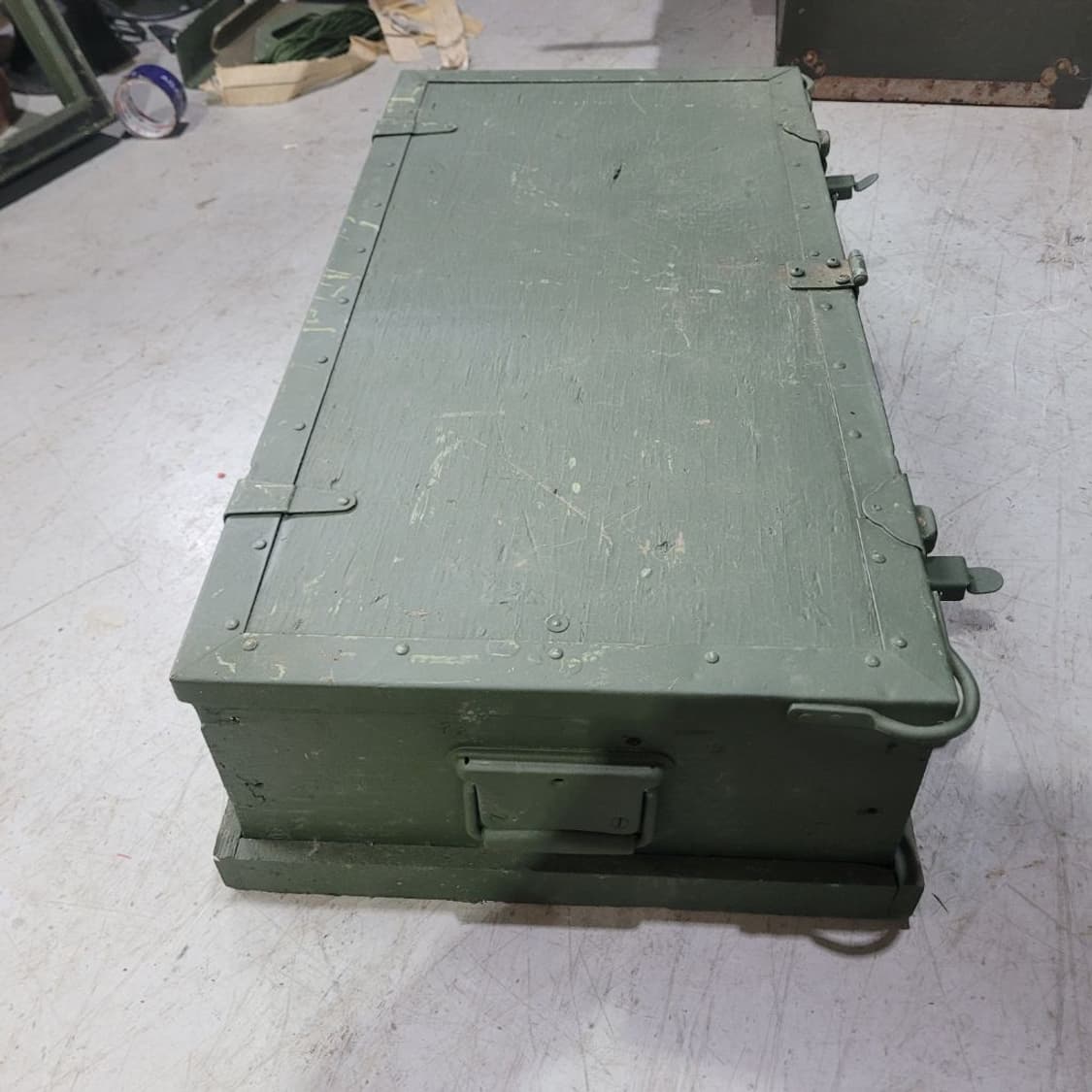 미 빈티지 우드 군용 박스
 상품이미지2