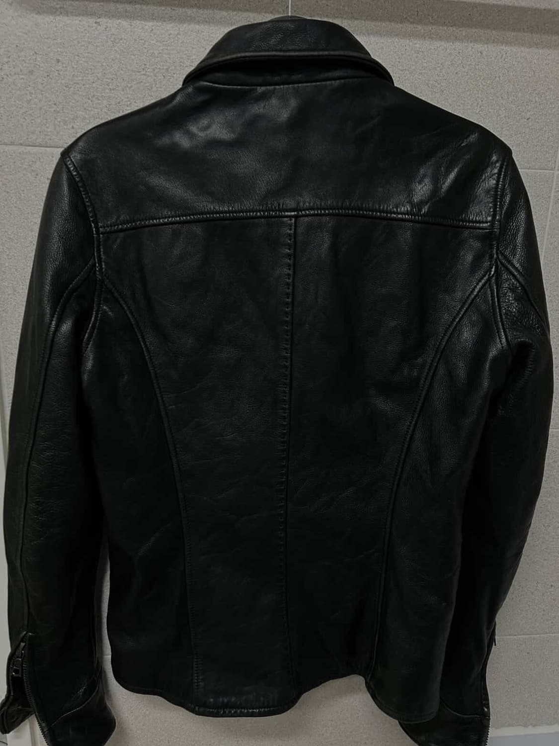 Junhashimoto zip leather shats jacket 상품이미지4