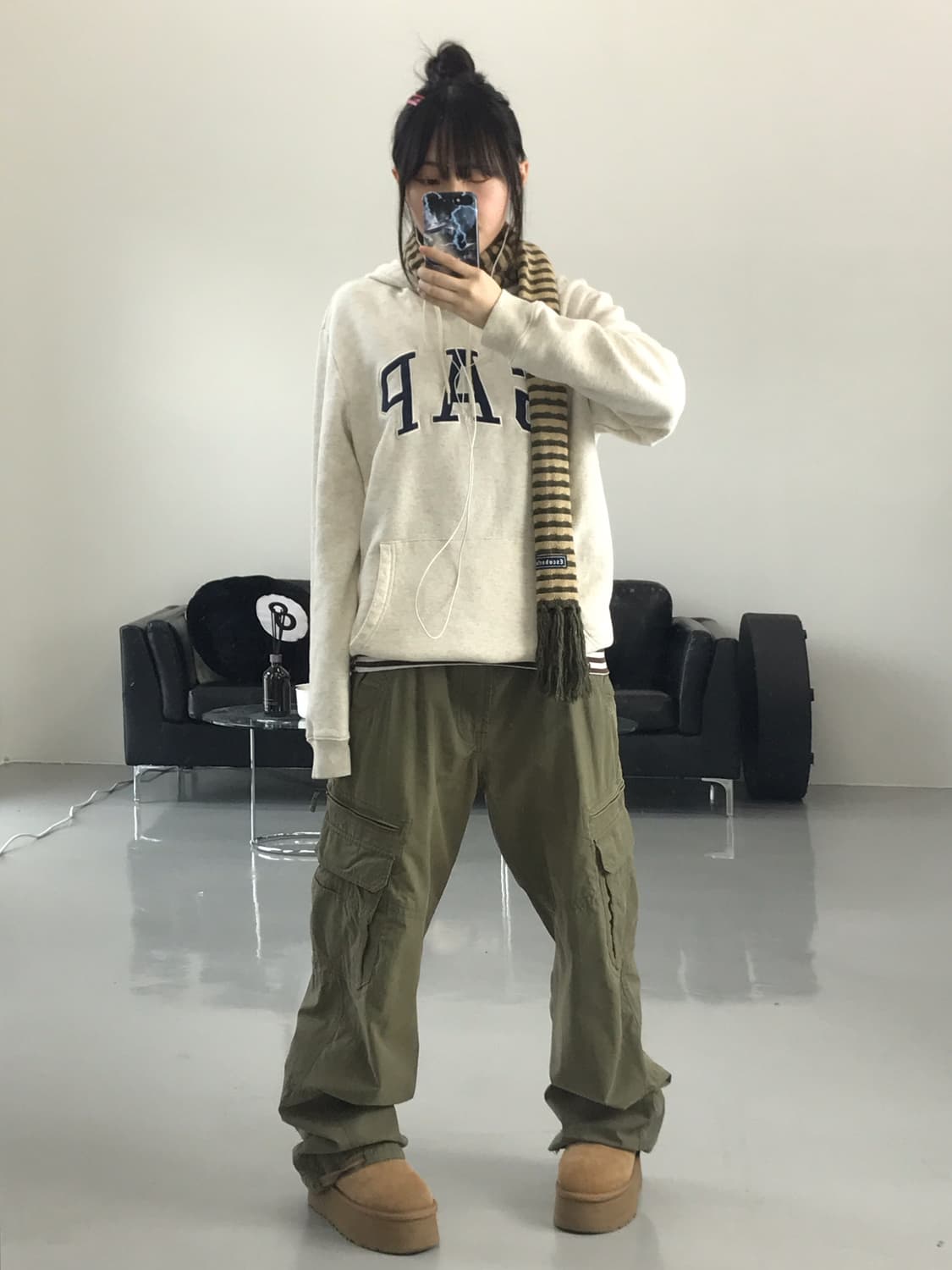  Vtg Khaki Caro Pocket Trousers 상품이미지4