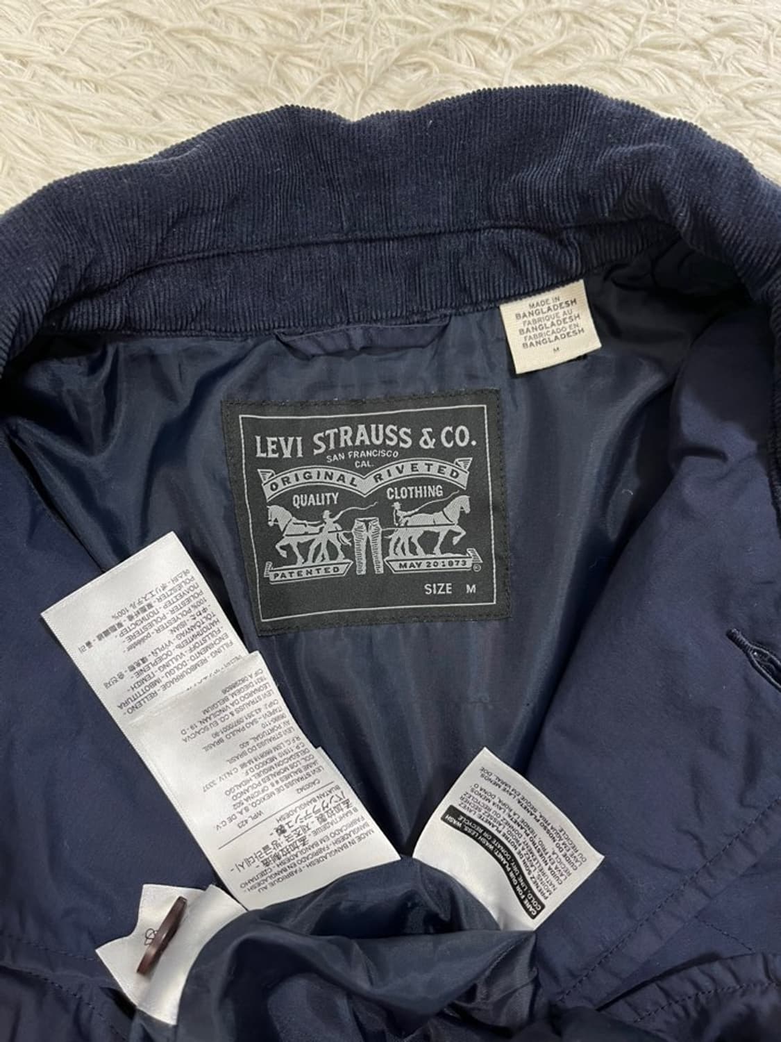 리바이스 퀼팅 자켓/#2852 상품이미지5