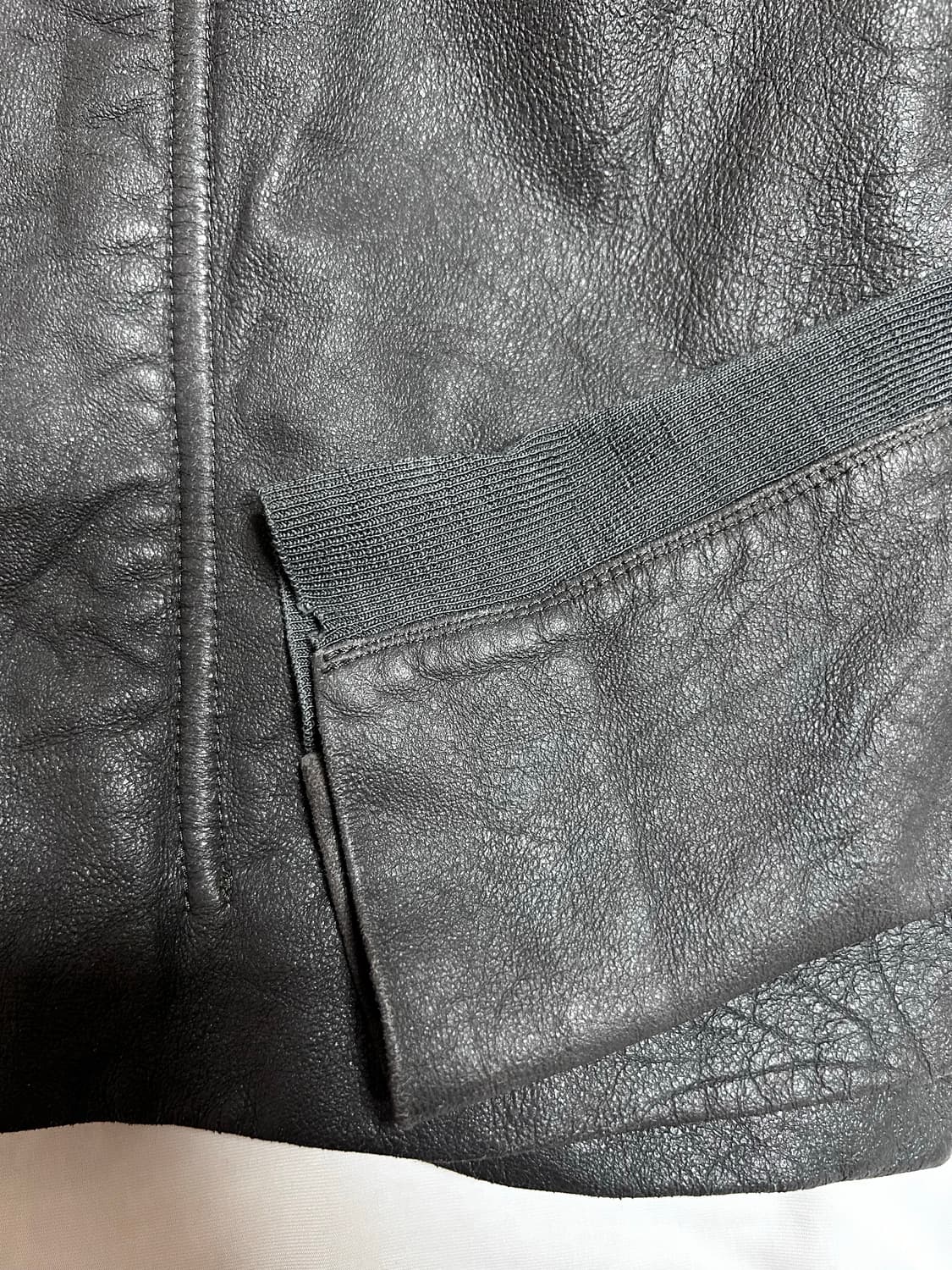 Rick Owens lambskin high-neck jacket 상품이미지7