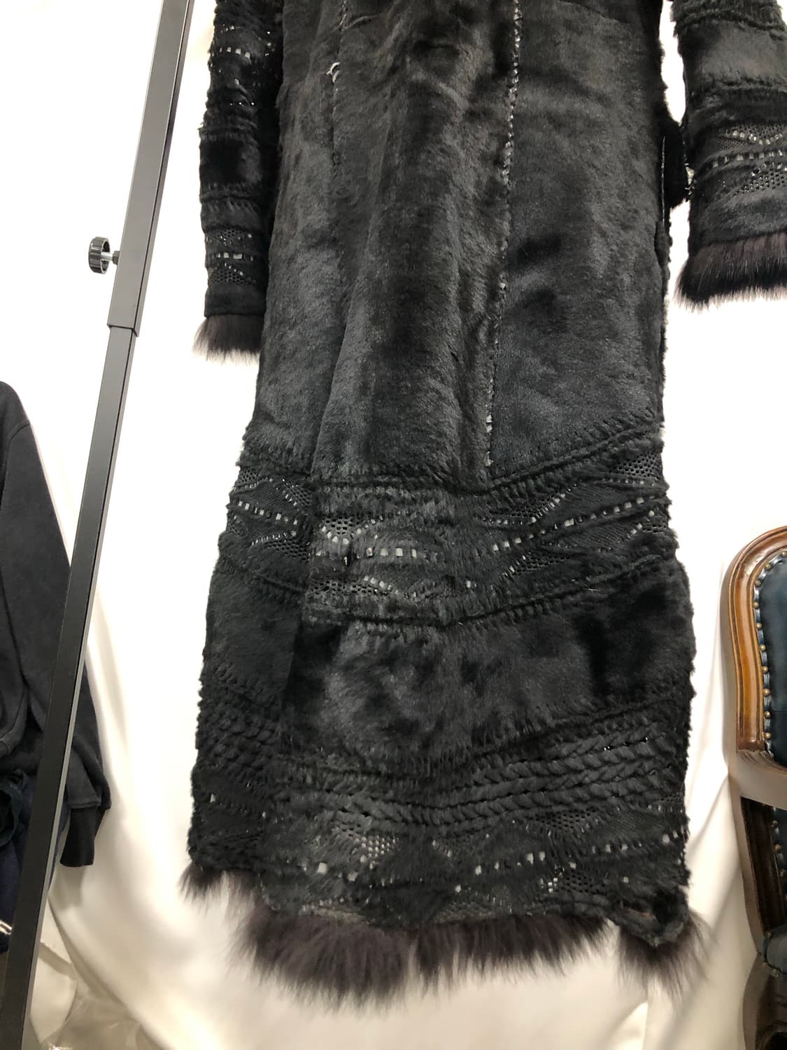 크,,,너무 멋진 아우터,,,퍼트리밍포인트&양면가죽 롱코트자켓 상품이미지7