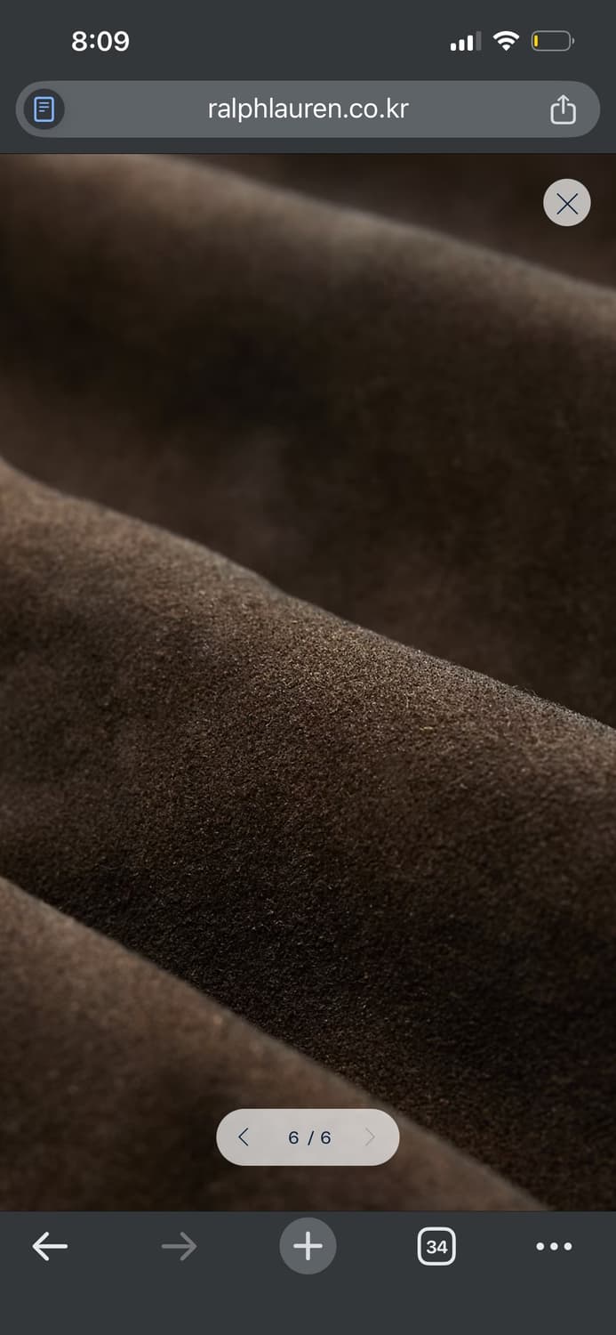 [새상품]rrl 러프아웃 스웨이드 재킷(빈티지 브라운, M사이즈) 상품이미지6