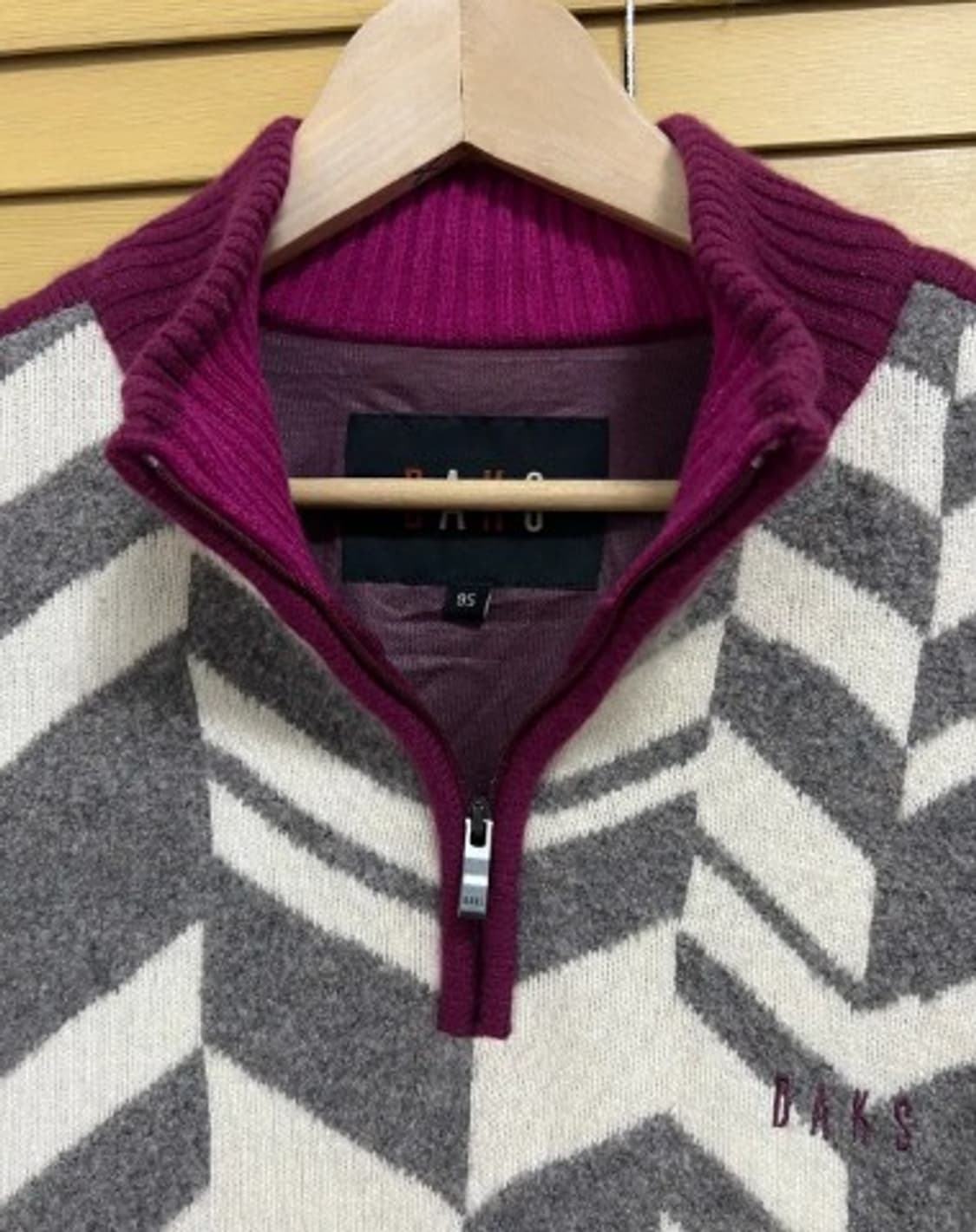 닥스 남성 울반집업니트 95 상품이미지4