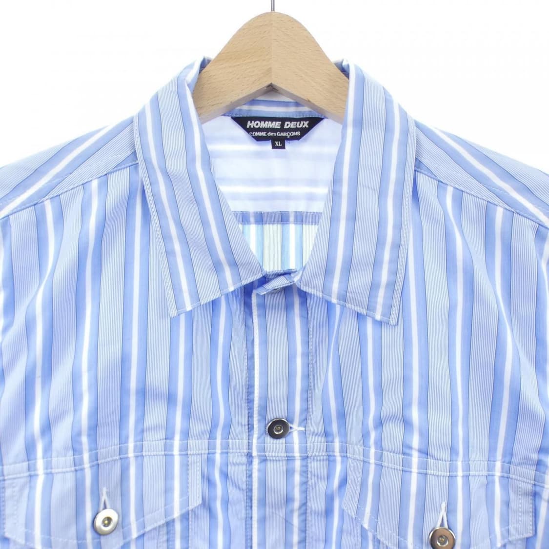 꼼데가르송 옴므 듀스 핀스트라이프 데님 트러커 자켓 상품이미지3