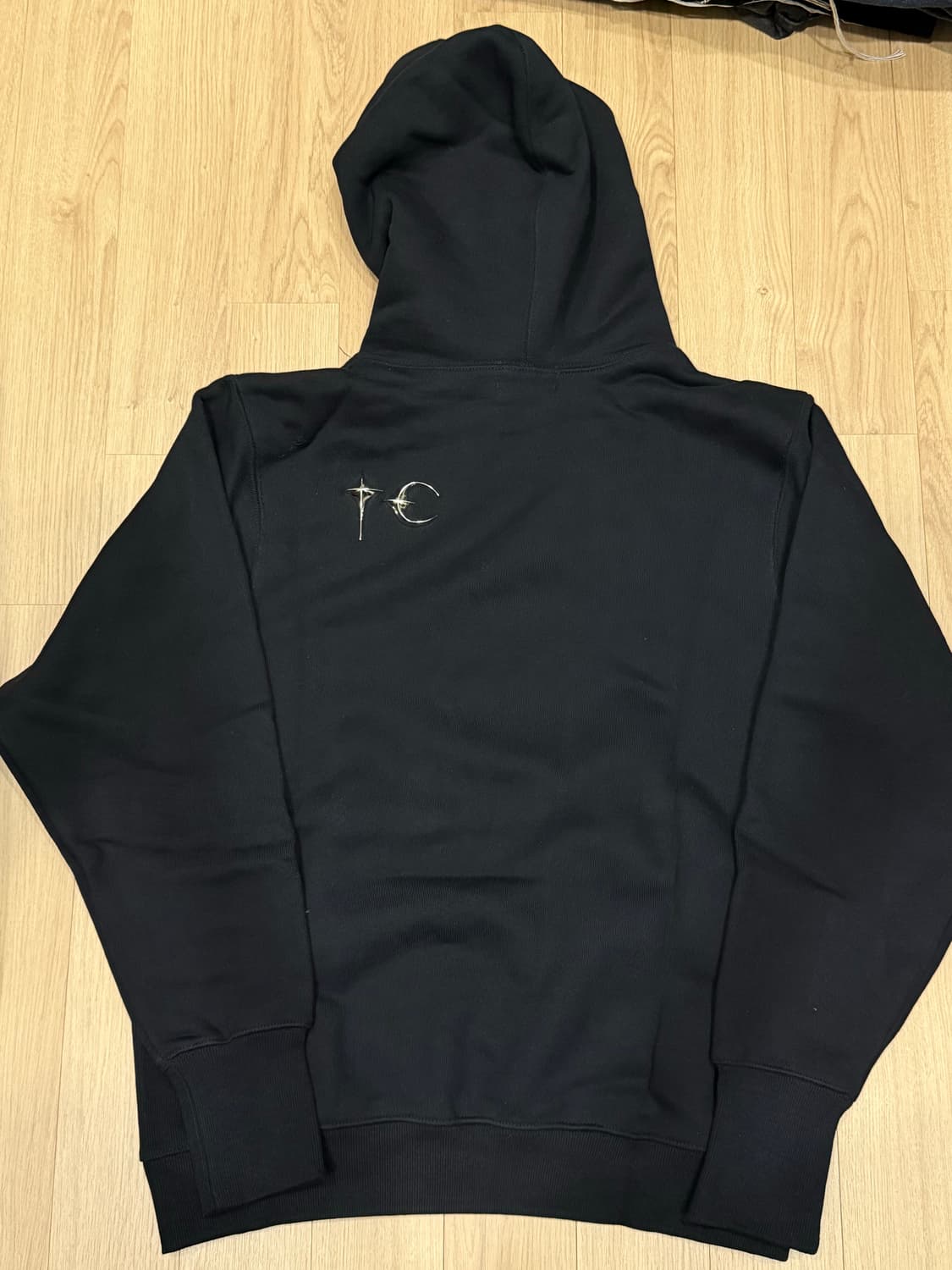 떠그클럽 Satan Hoodie Sweat(블랙화이트1) 상품이미지3