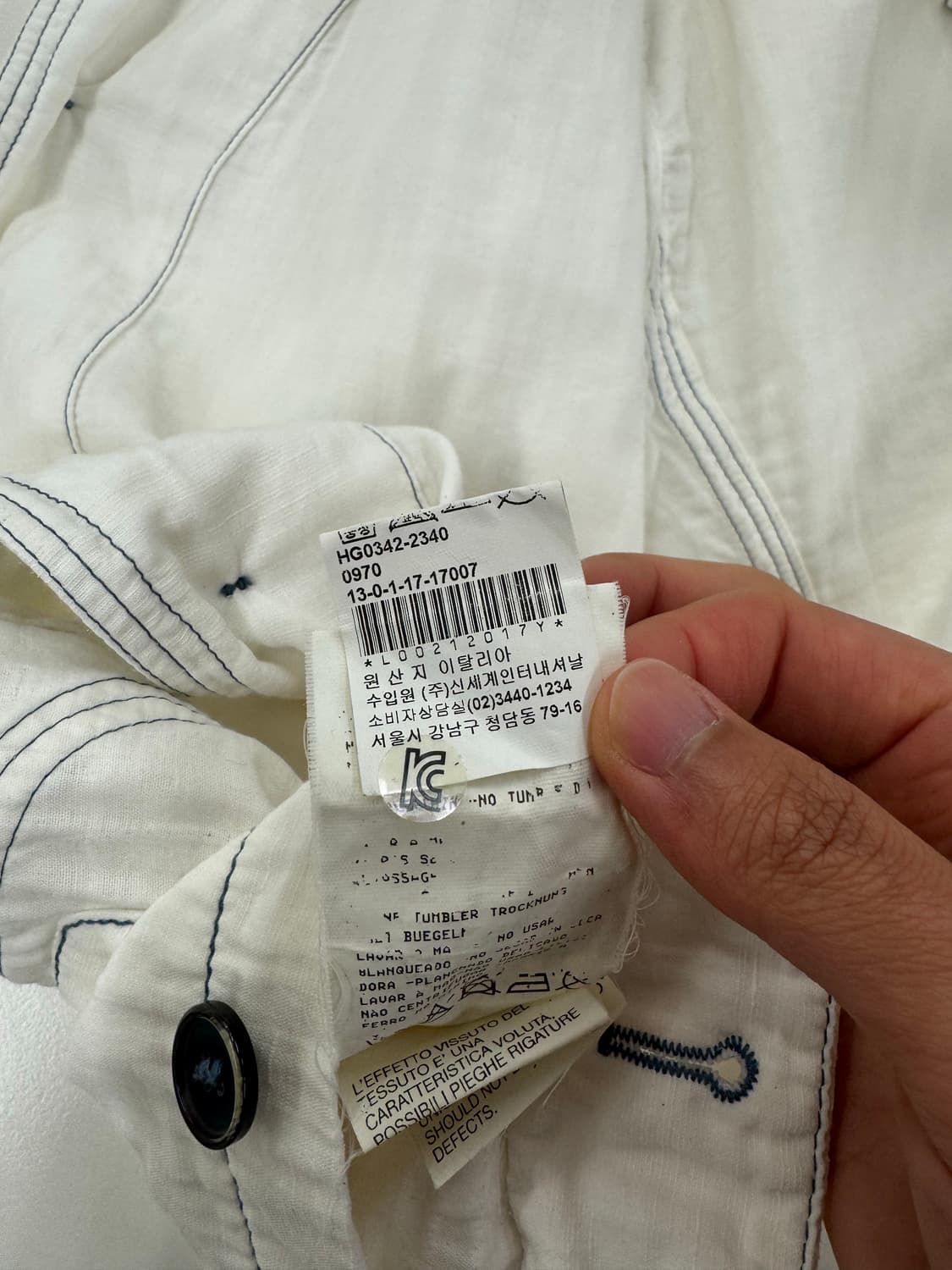 Armani Collezioni Linen Jacket 상품이미지9