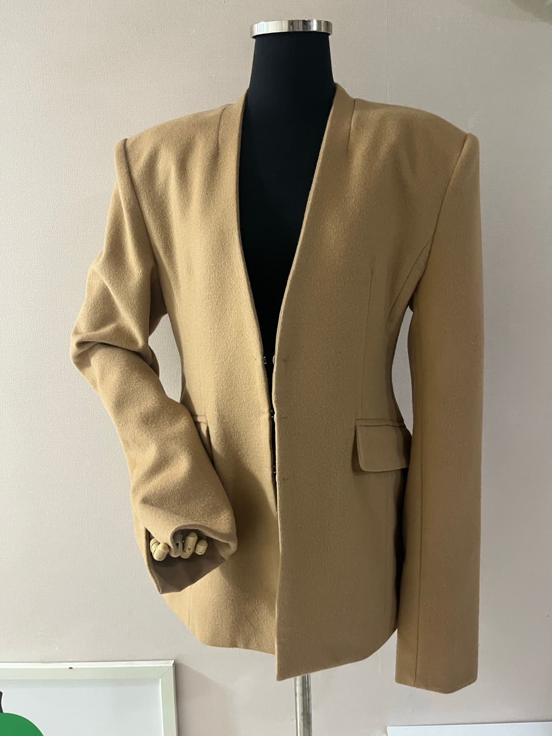 딘트 반앤질 울노카라자켓 상품이미지7