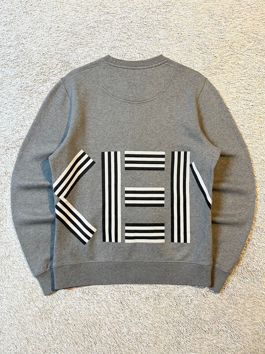 겐조 KENZO 파리 빅로고 맨투맨 그레이 상품이미지3