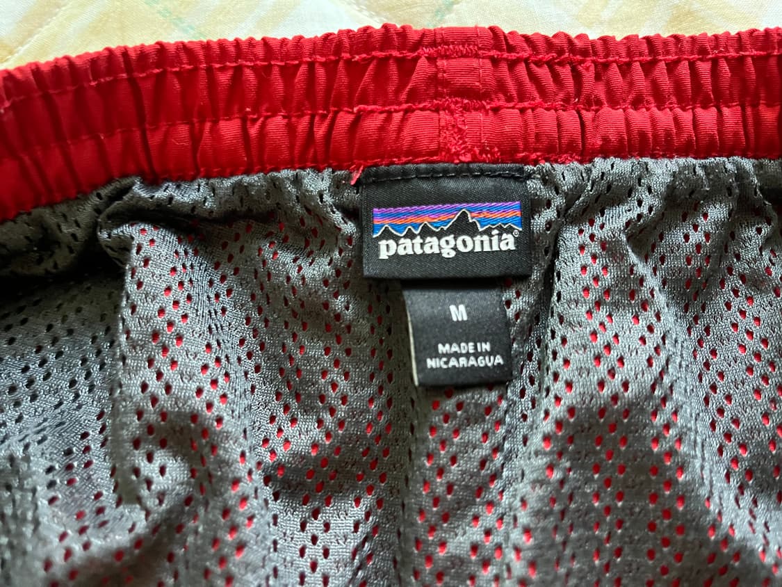 파타고니아 배기스 5인치 레드 M 상품이미지4