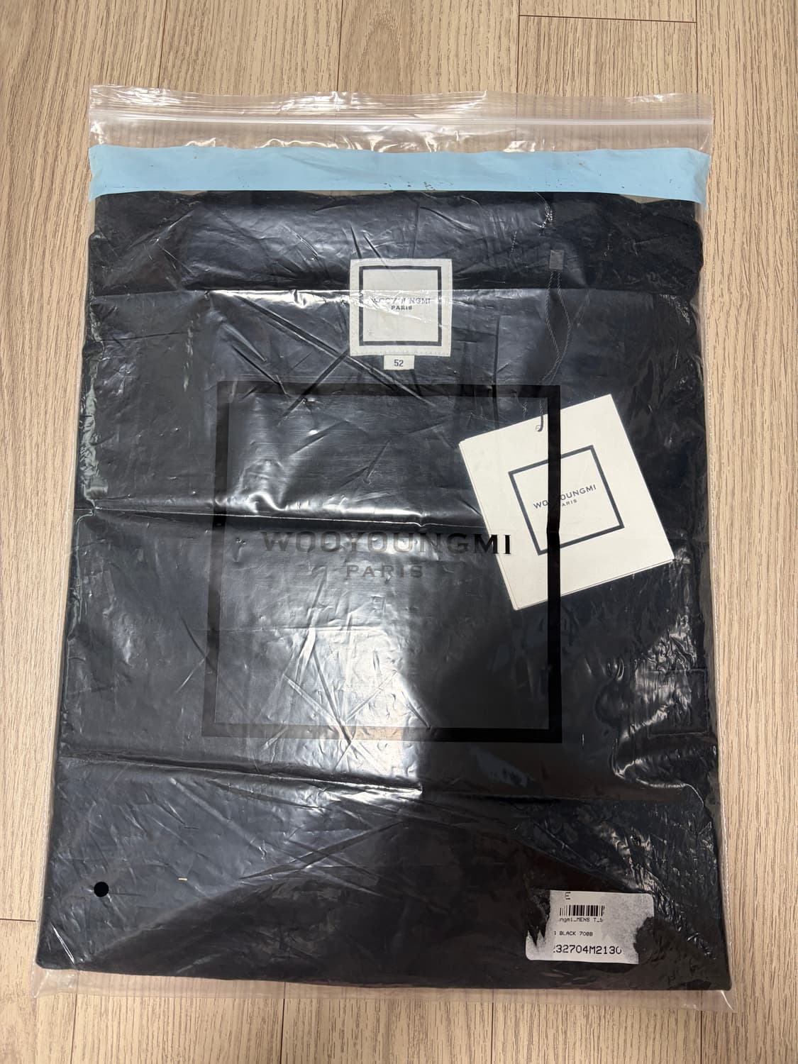 우영미/ 플라워 프린트 백로고 티셔츠 블랙/ 52 상품이미지5