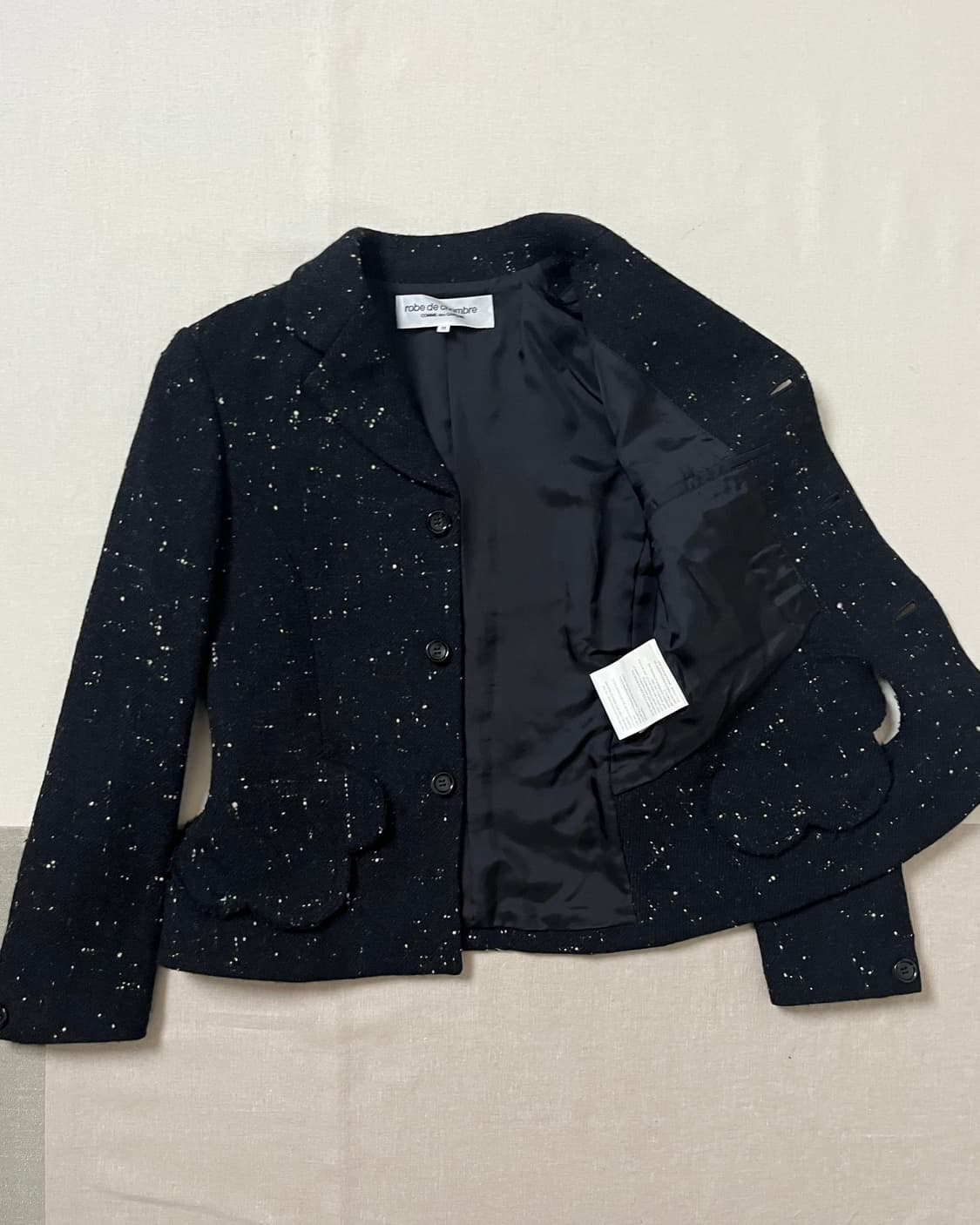 꼼데가르송 네프 울 블레이저 자켓 Comme des garcons 트위드 상품이미지3