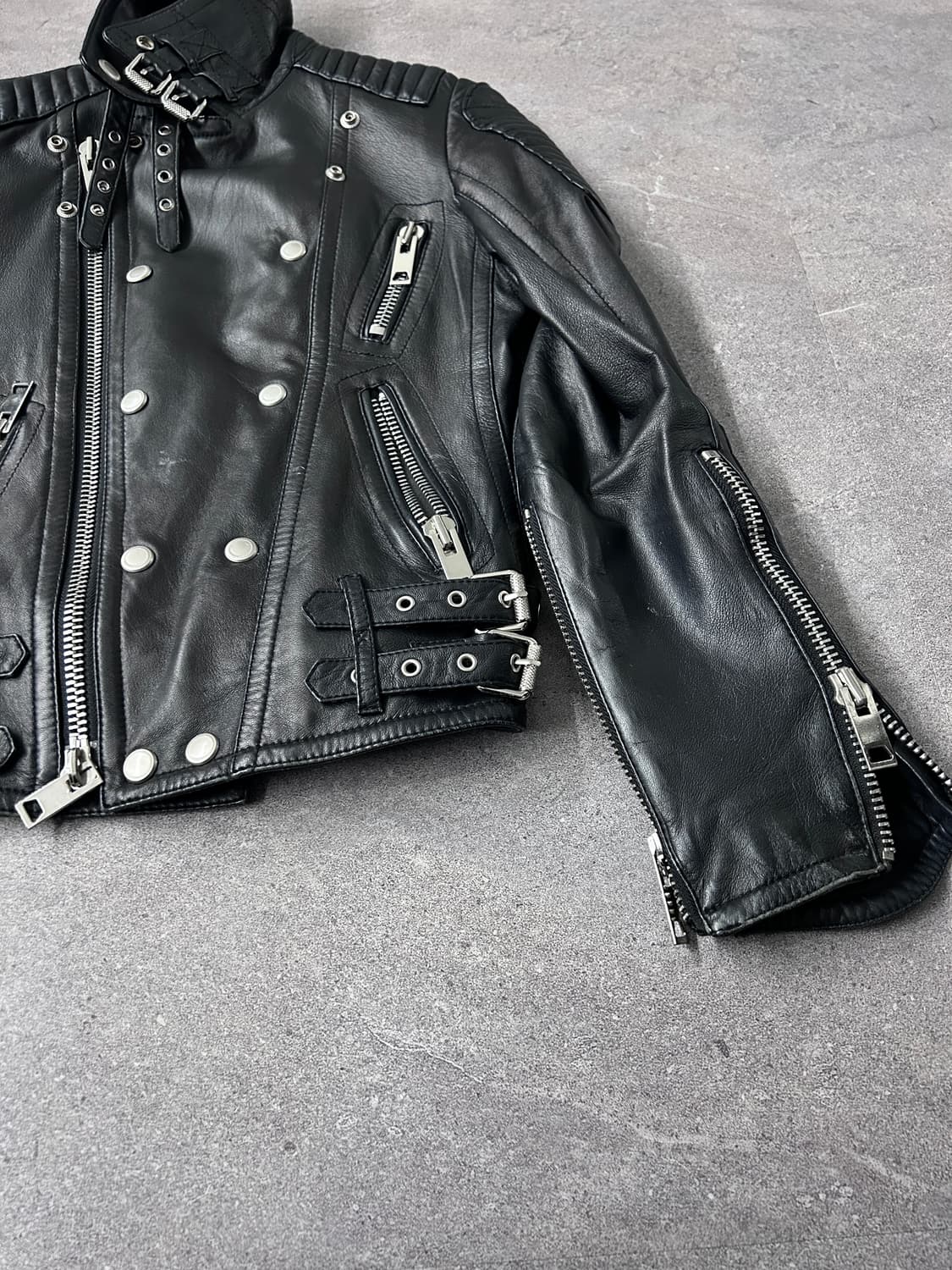 Napoleon Rider Multi Buckle Leather Jack 상품이미지5