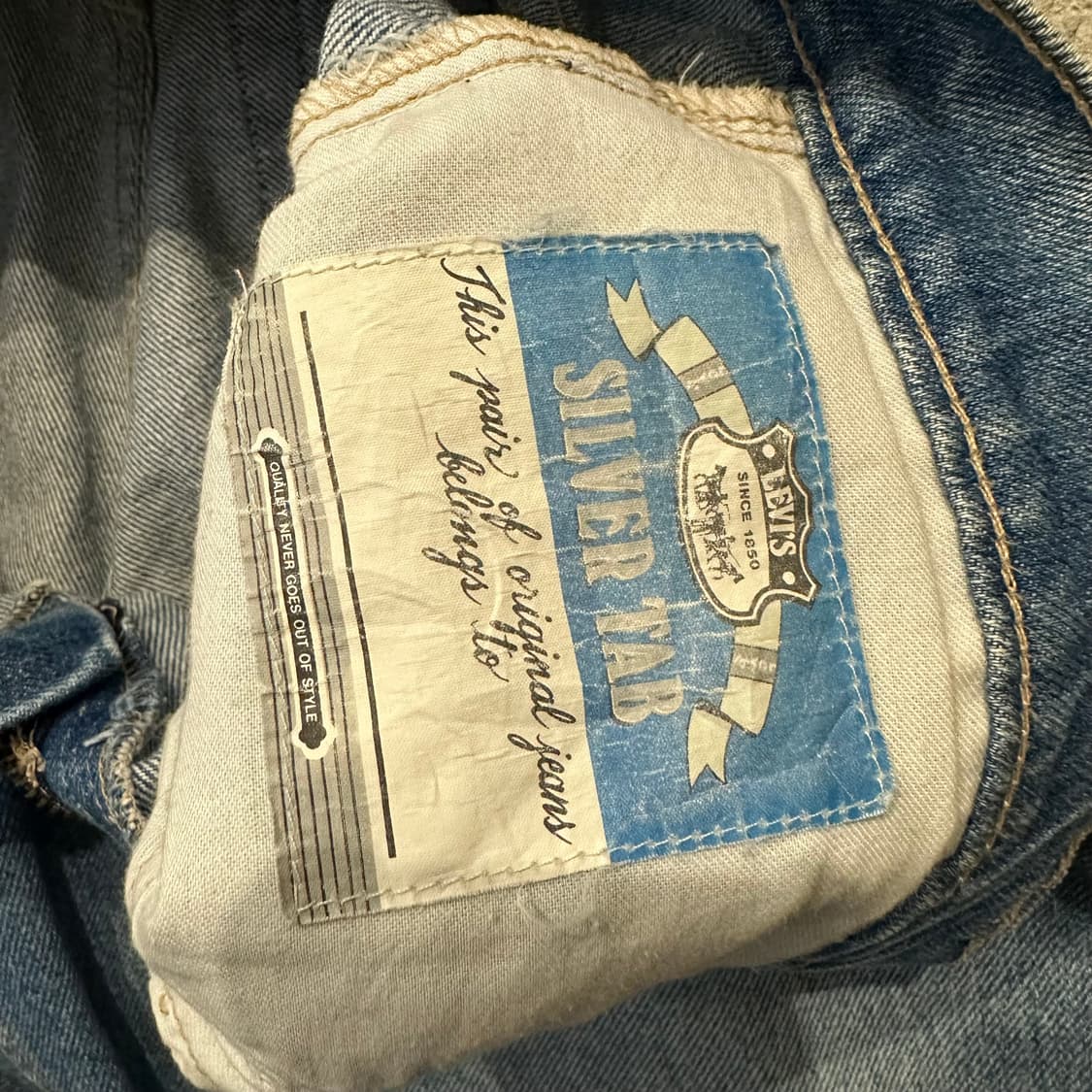 90s USA 극초기 리바이스 실버탭 상품이미지5