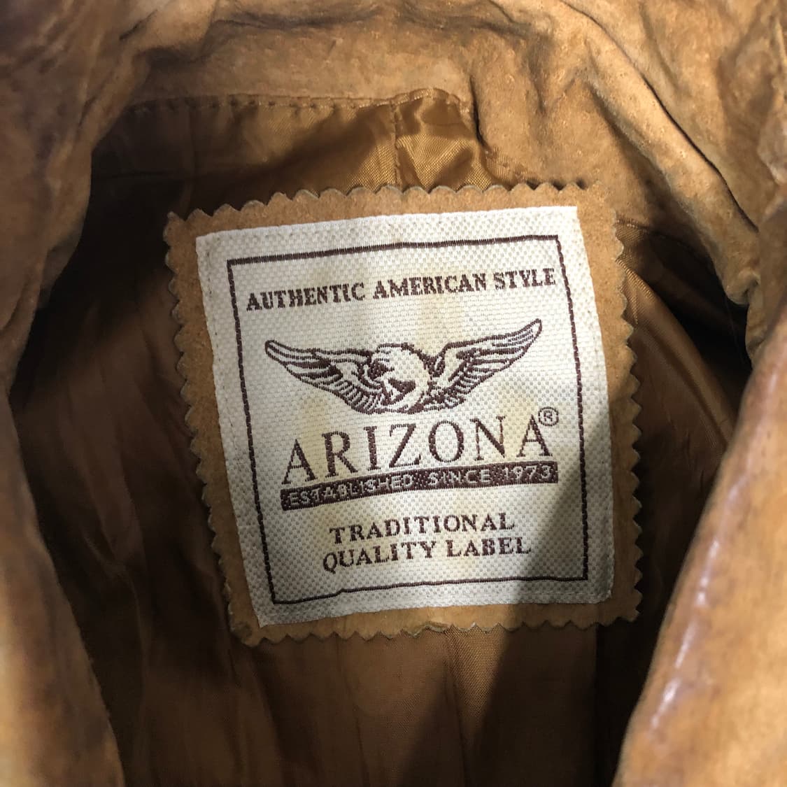 아리조나 카멜 레더 트러커 자켓  상품이미지7