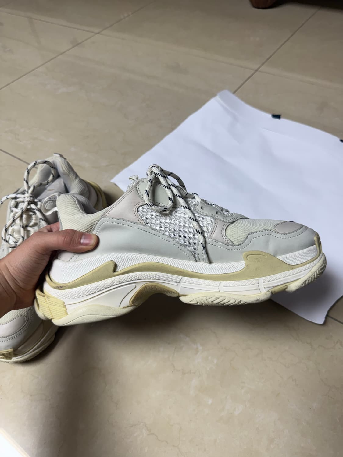 발렌시아가 트리플s 44 화이트 상품이미지6