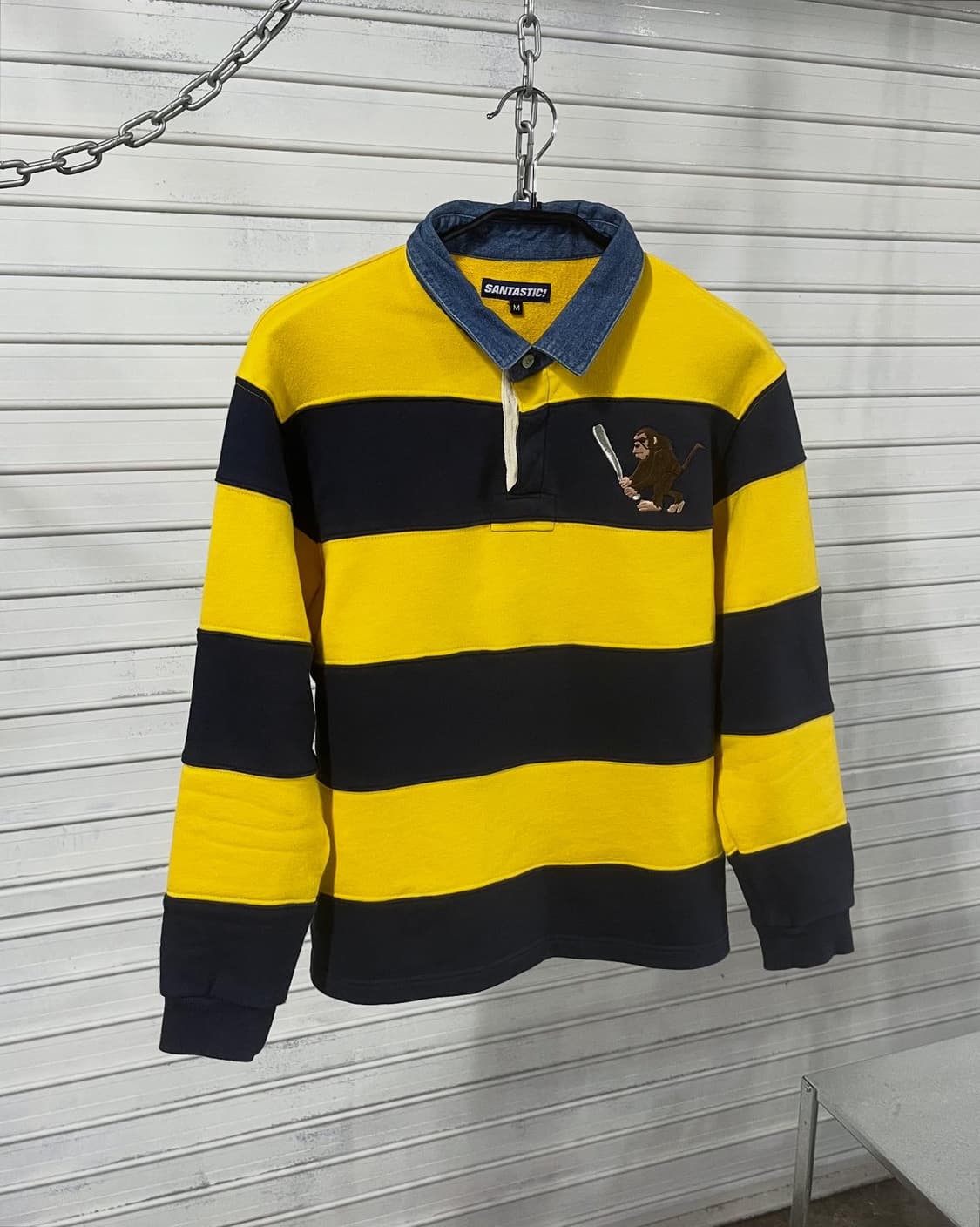 Santastic! saru border pk tee 상품이미지3