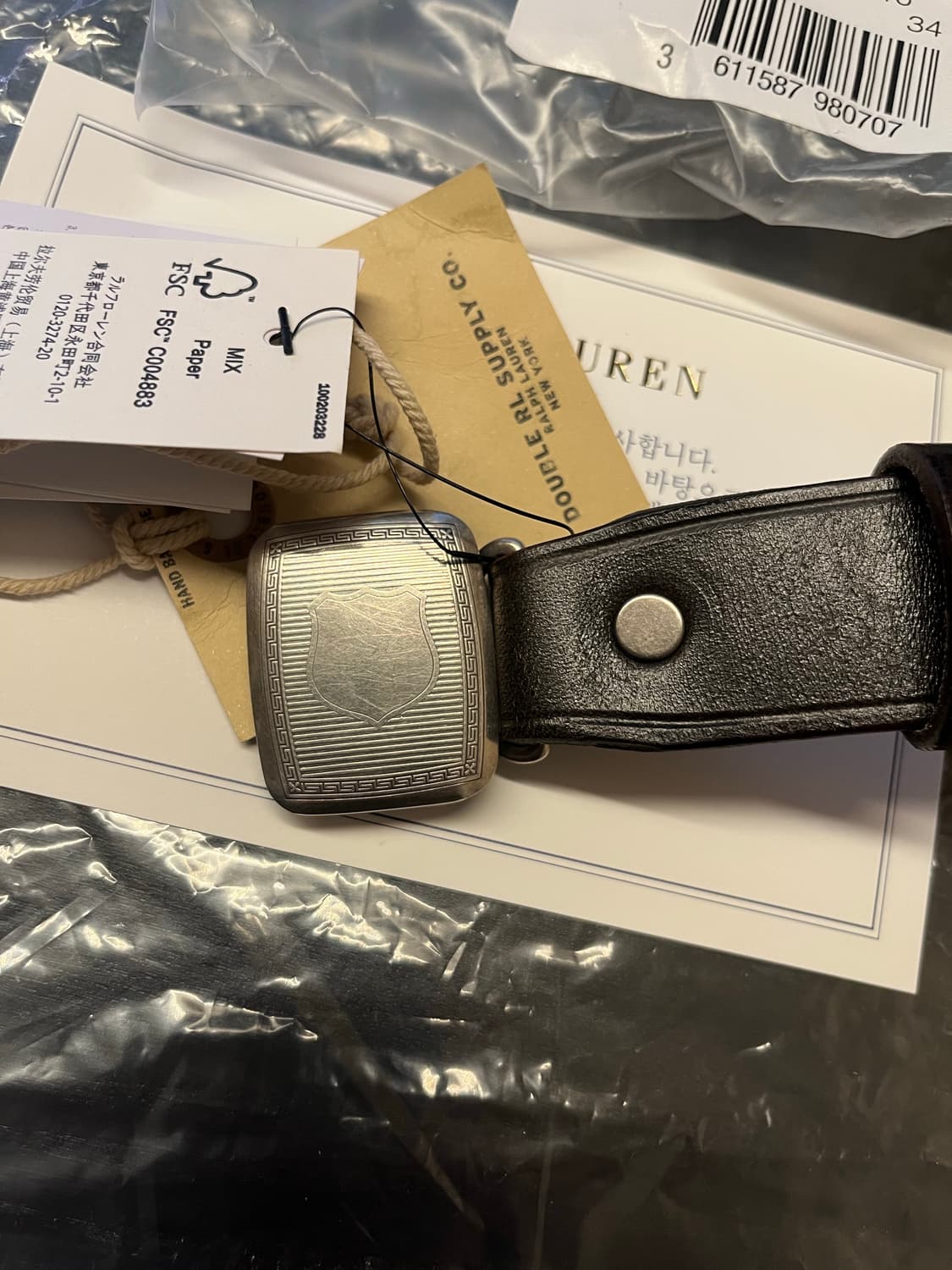 RRL 빈센스벨트 34 새제품 상품이미지3