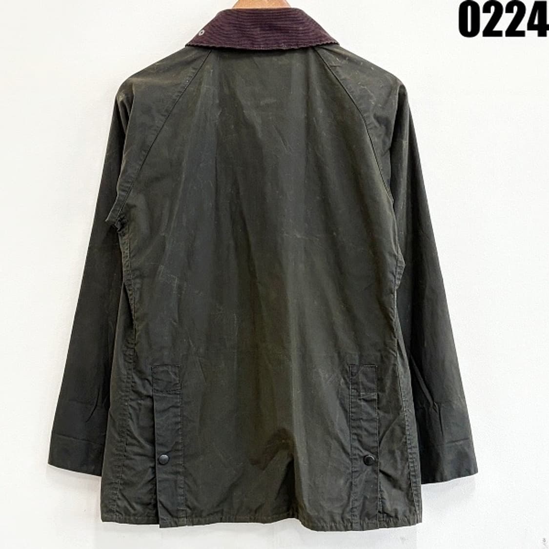 바버 왁스 집업 자켓 36 카키 0224 상품이미지9