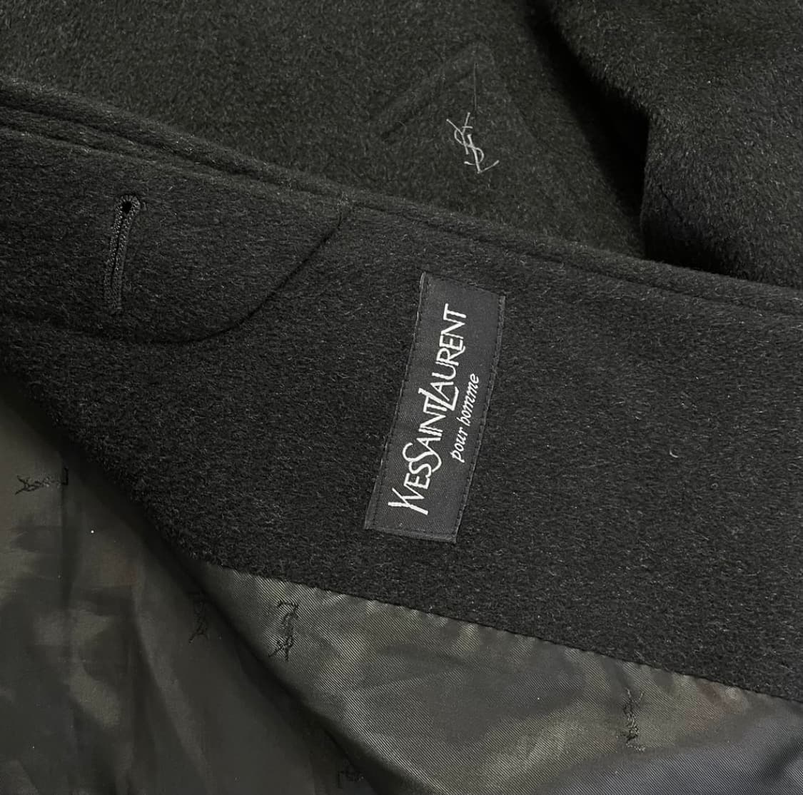 입생로랑 하프 코트 상품이미지4