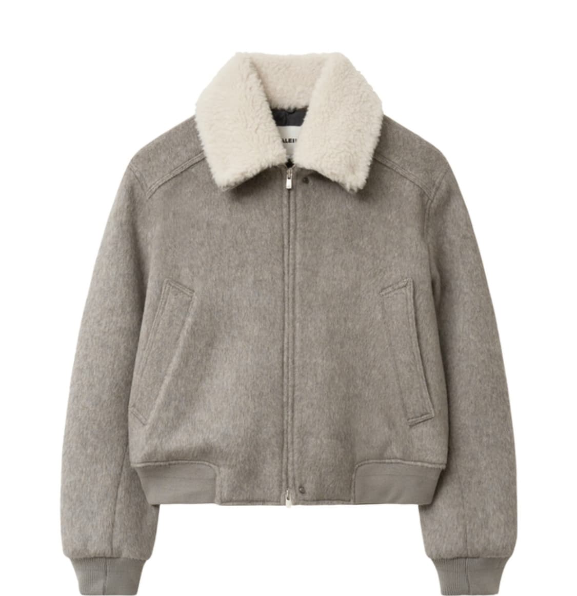 (새상품)알렌느 ALPACA SHEARLING COLLAR BLOUSON 상품이미지1
