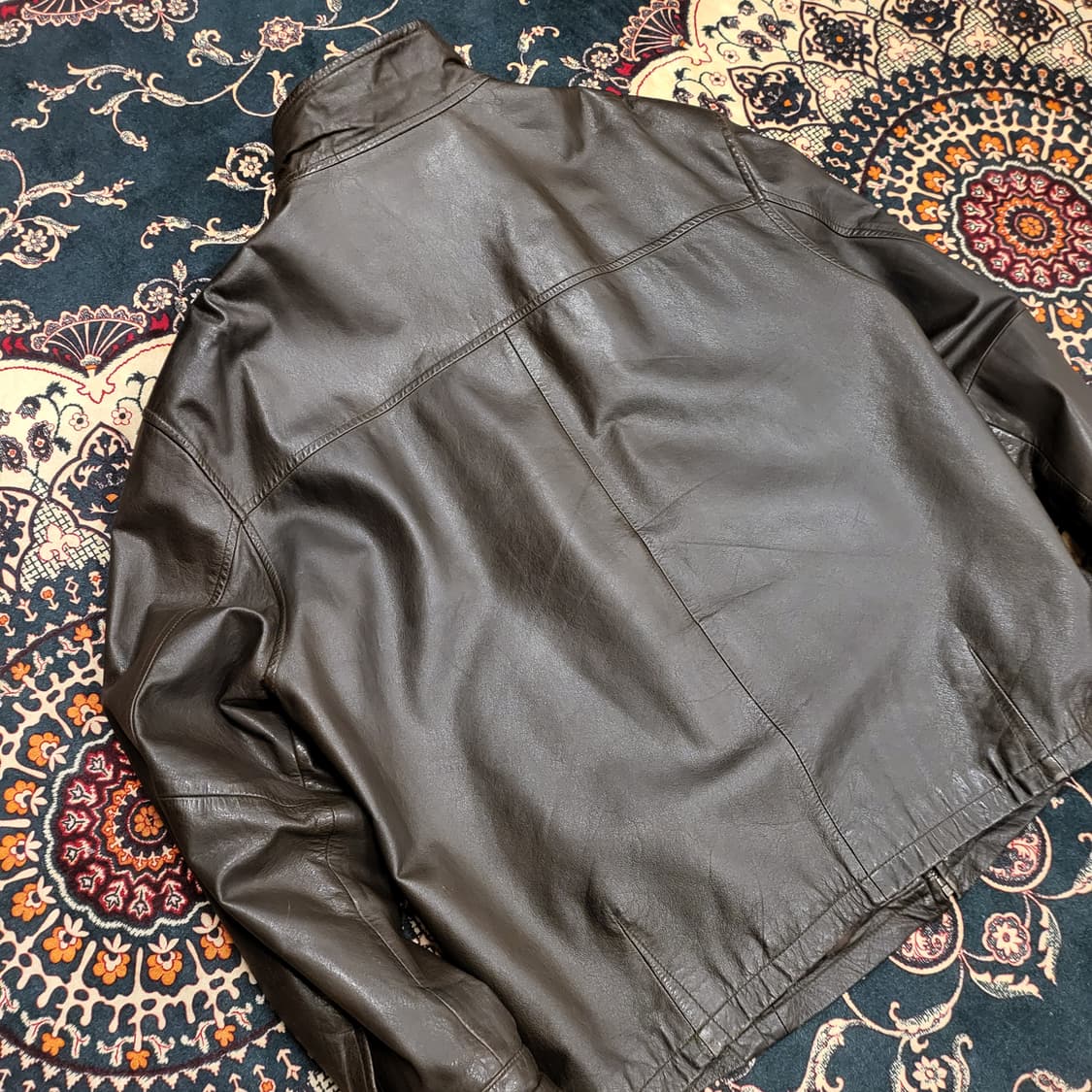 90s 레더 자켓 (100) 상품이미지6