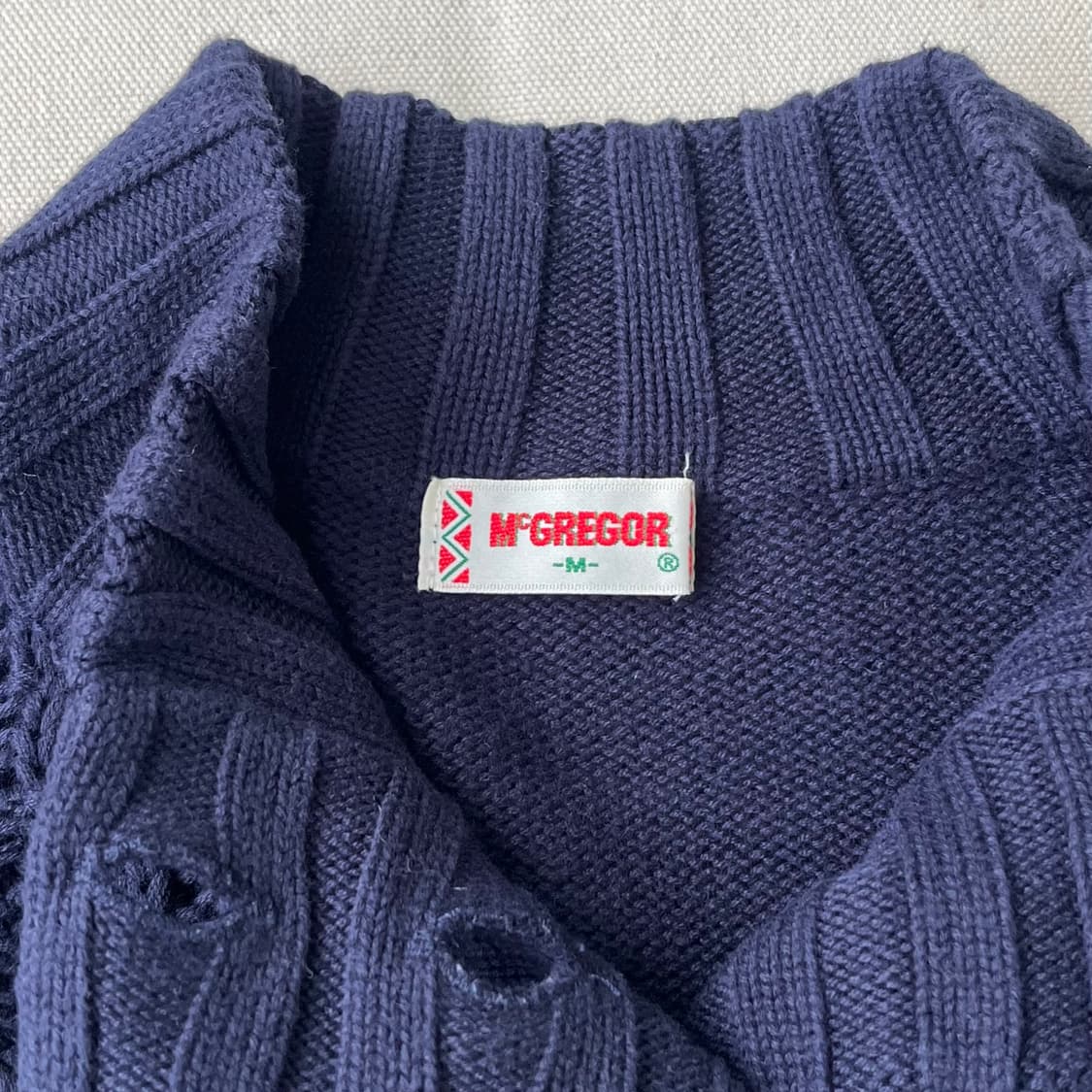 맥그리거 케이블 버튼 니트 상품이미지4