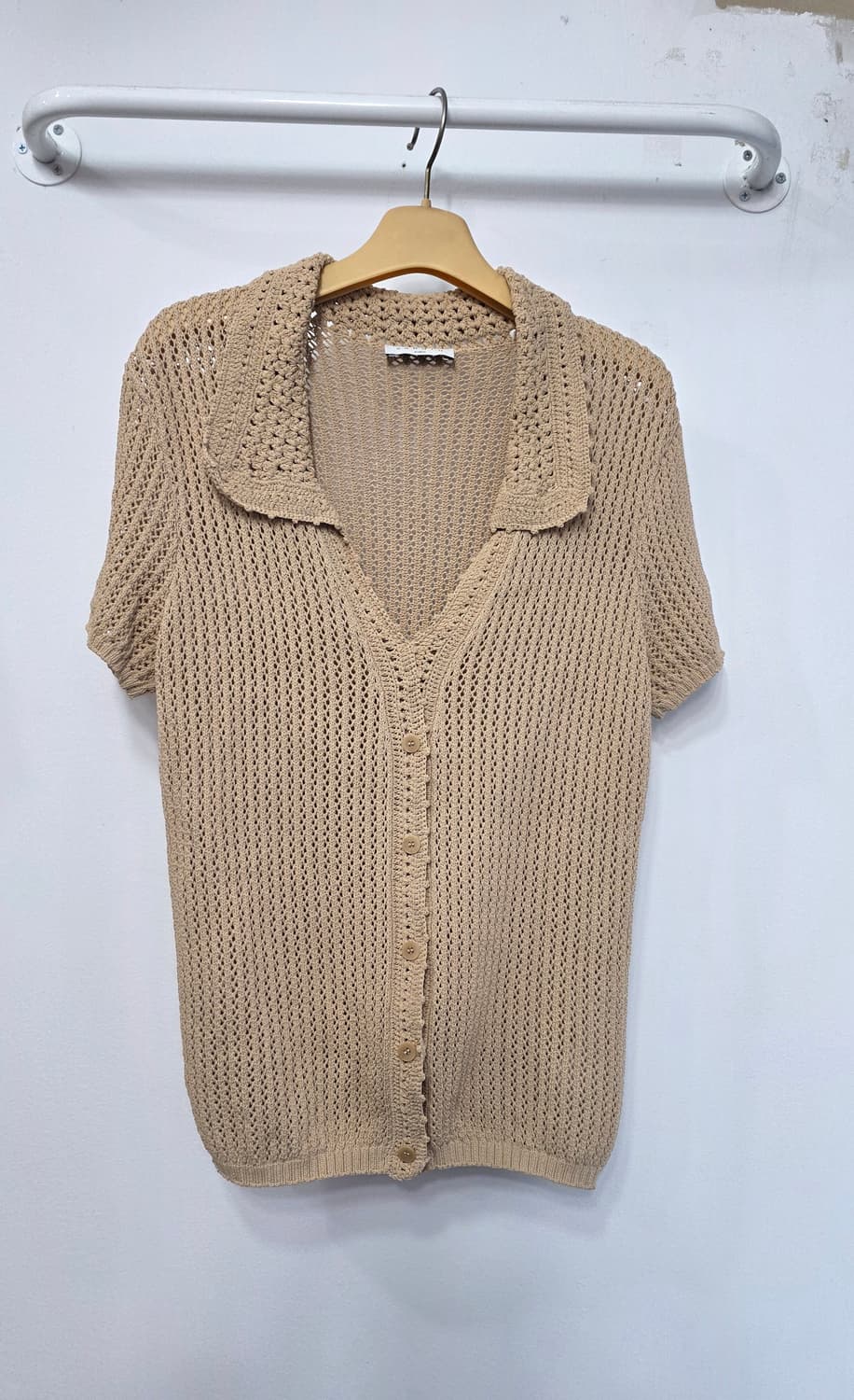 산드로 여성 반팔 니트 레이온 가디건 상품이미지1