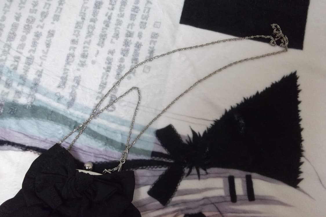 엑시즈팜 고스로리 리본 장미 크로스백 토트백 히메갸루 펑크 지뢰계 로걀 상품이미지7